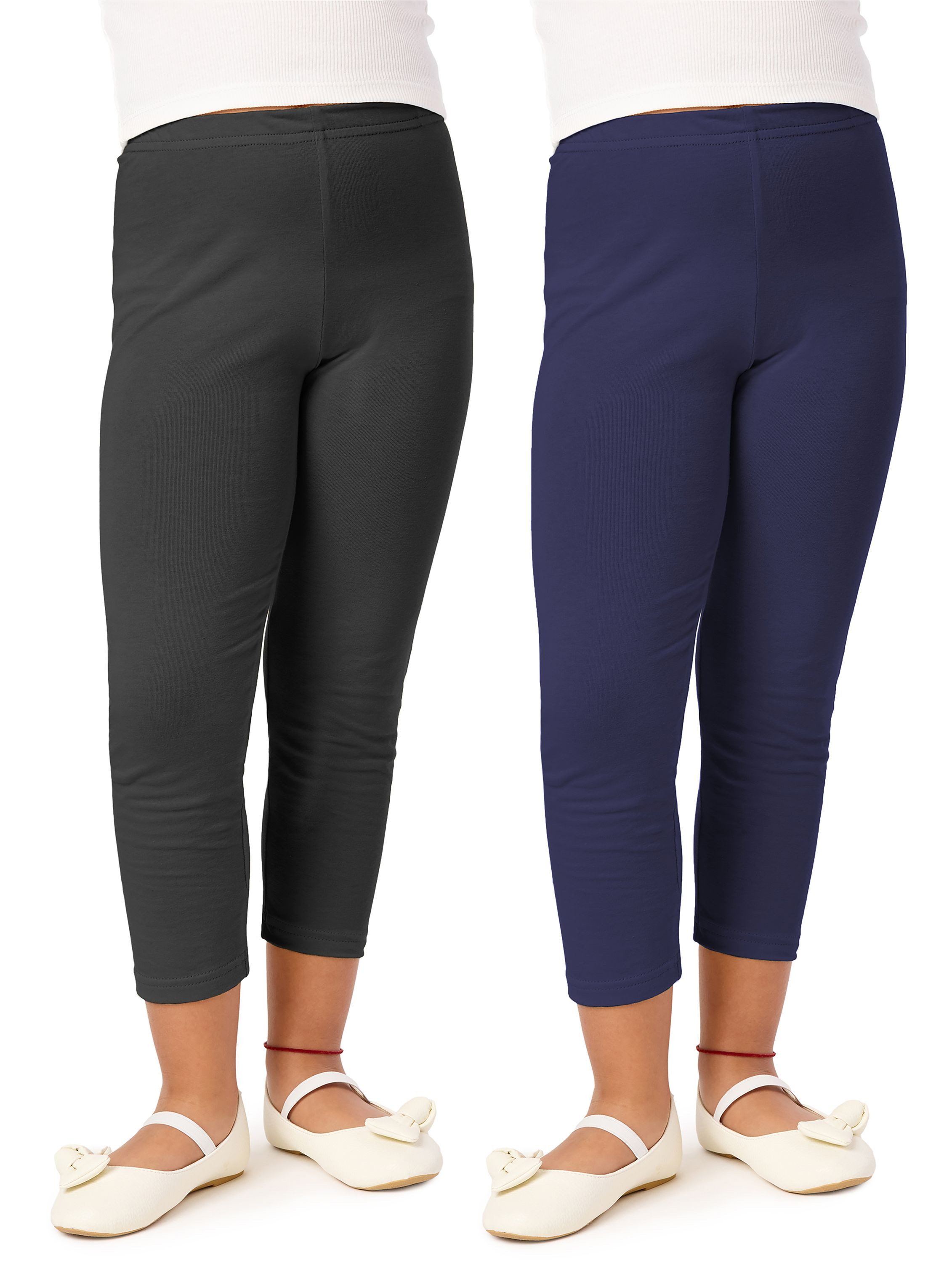 Leggings 2 Pack Mädchen 3/4 Capri MS10-131