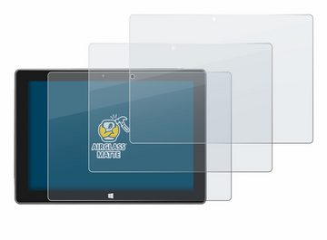 BROTECT flexible Panzerglasfolie für SZTPS Tablet 10.1", Displayschutzglas, 3 Stück, Schutzglas Glasfolie matt entspiegelt Anti-Reflex