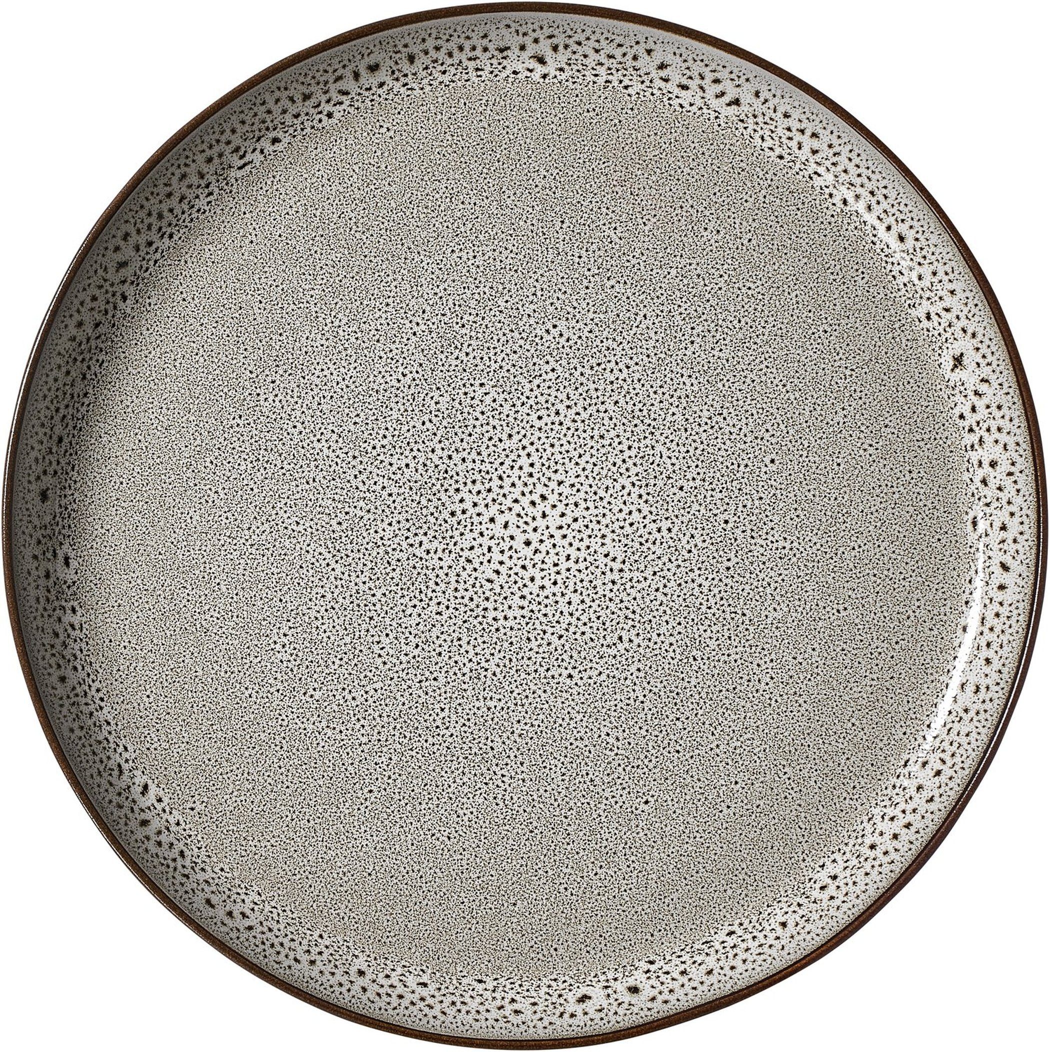 Ritzenhoff & Breker Speiseteller Visby grau Teller flach 26,5 cm, (1 St), spülmaschinenfest