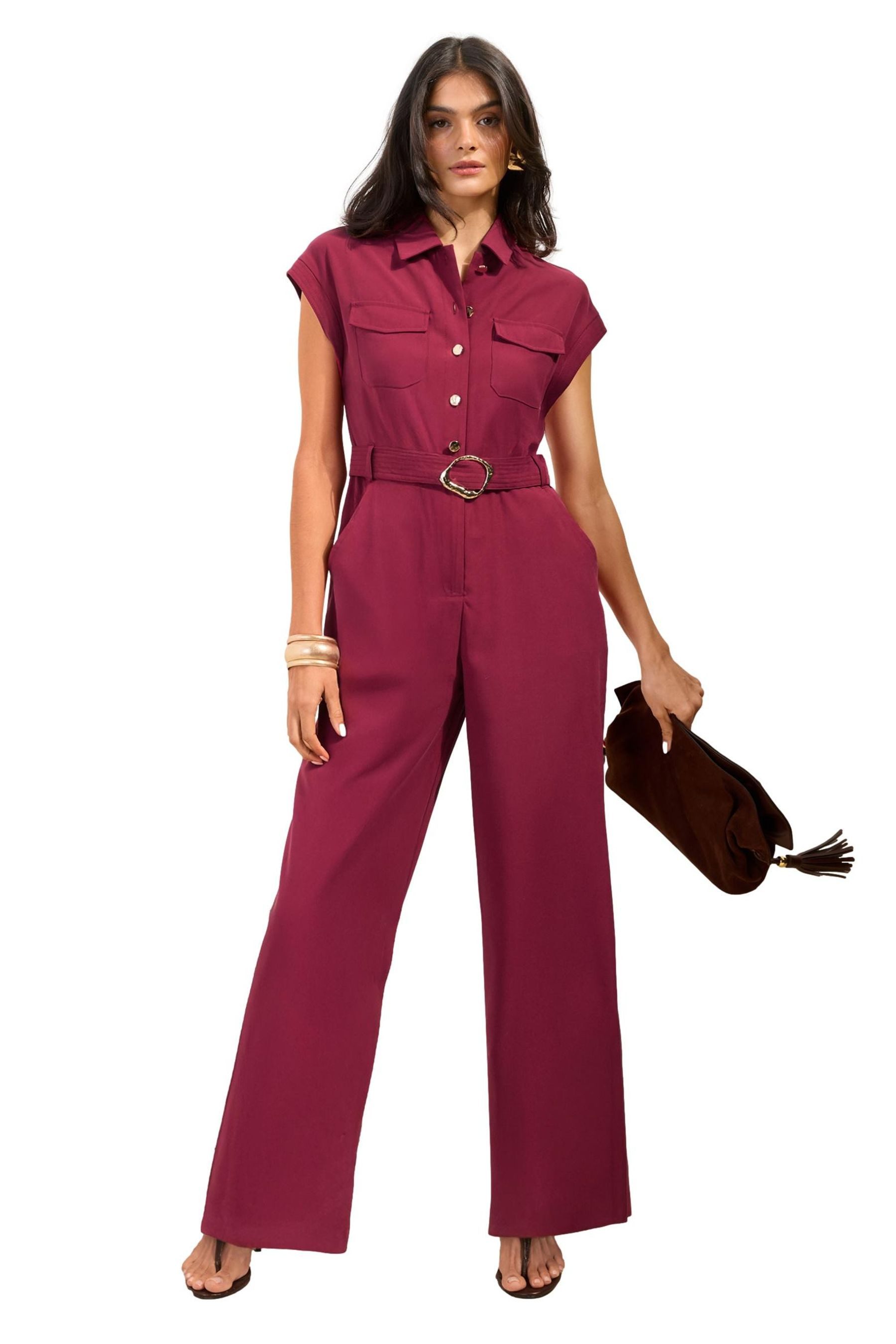 Friends Like These Jumpsuit Friends Like These Utility-Jumpsuit, Kurzgröße (2-tlg)