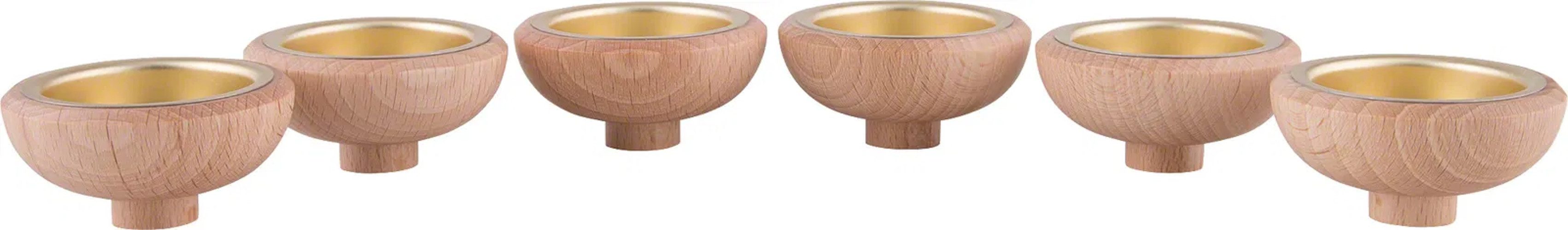 Erzgebirge-Palast Weihnachtspyramide Adapter für Teelicht 1,7cm - 6er-Set von Erzgebirge-Palast