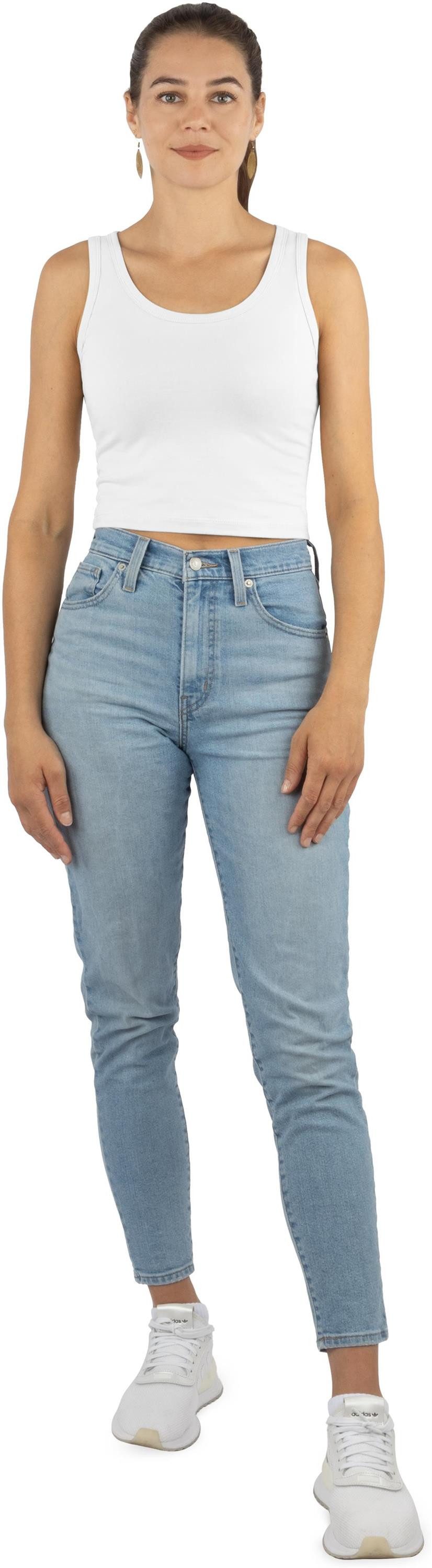 Janice Tanktop 4 x Damen crop Top Namlea Kurzes Tanktop aus Baumwolle