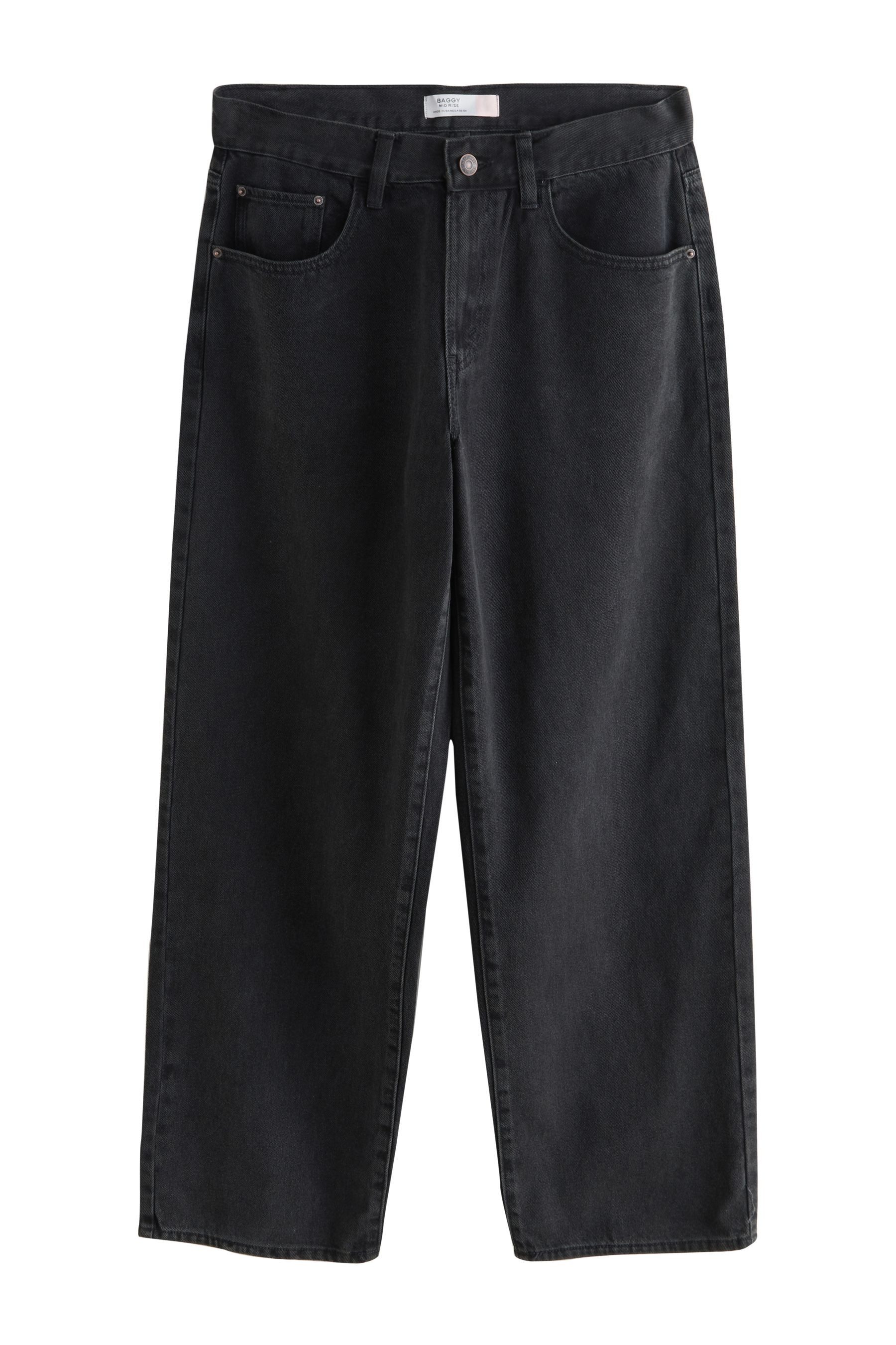 Next Weite Jeans Jeans mit mittelhohem Bund, weites Bein, Kurzgröße (1-tlg) günstig online kaufen