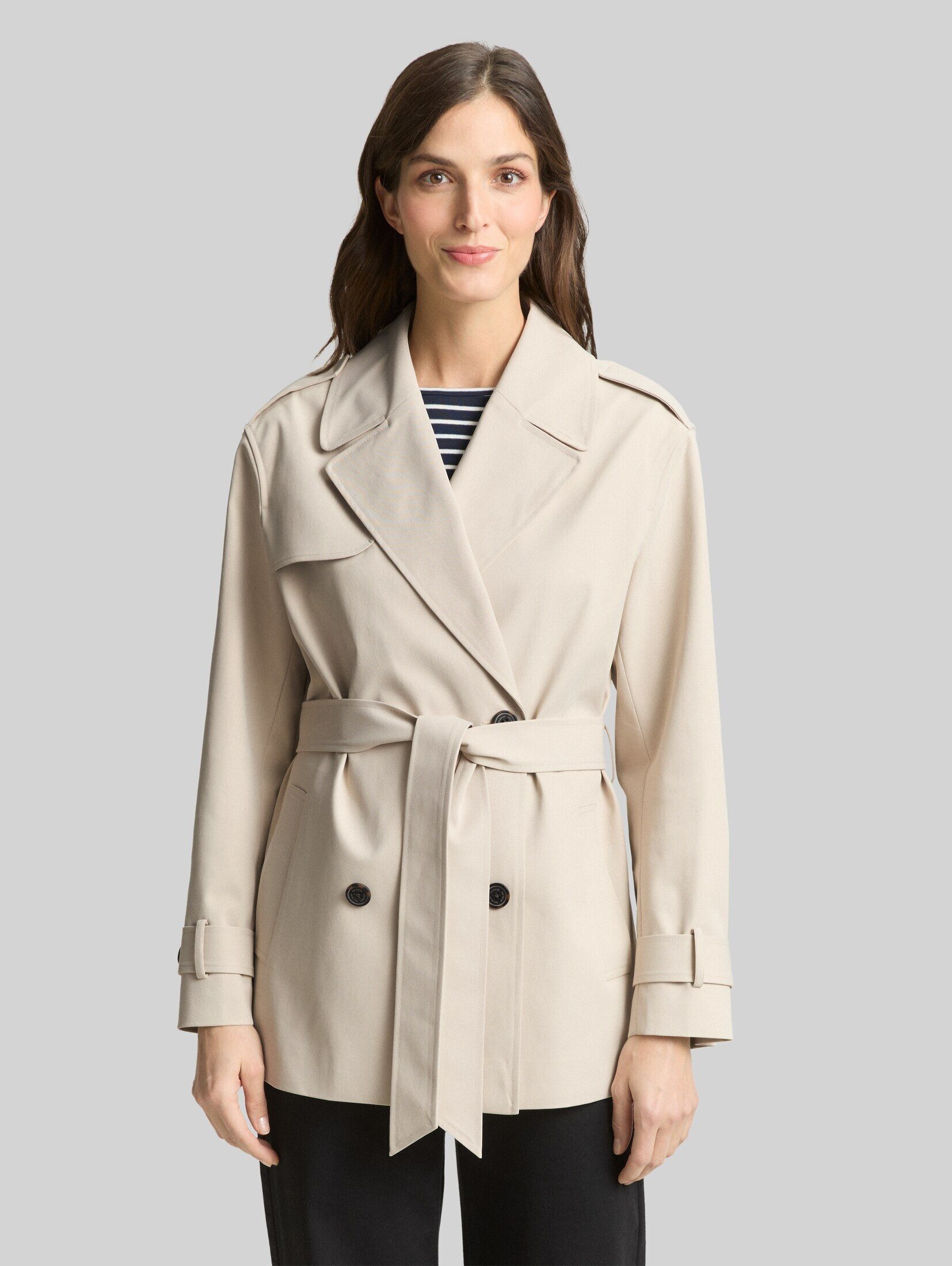 TOM TAILOR Sommerjacke Jacken Trenchcoat aus wasserabweisendem Material