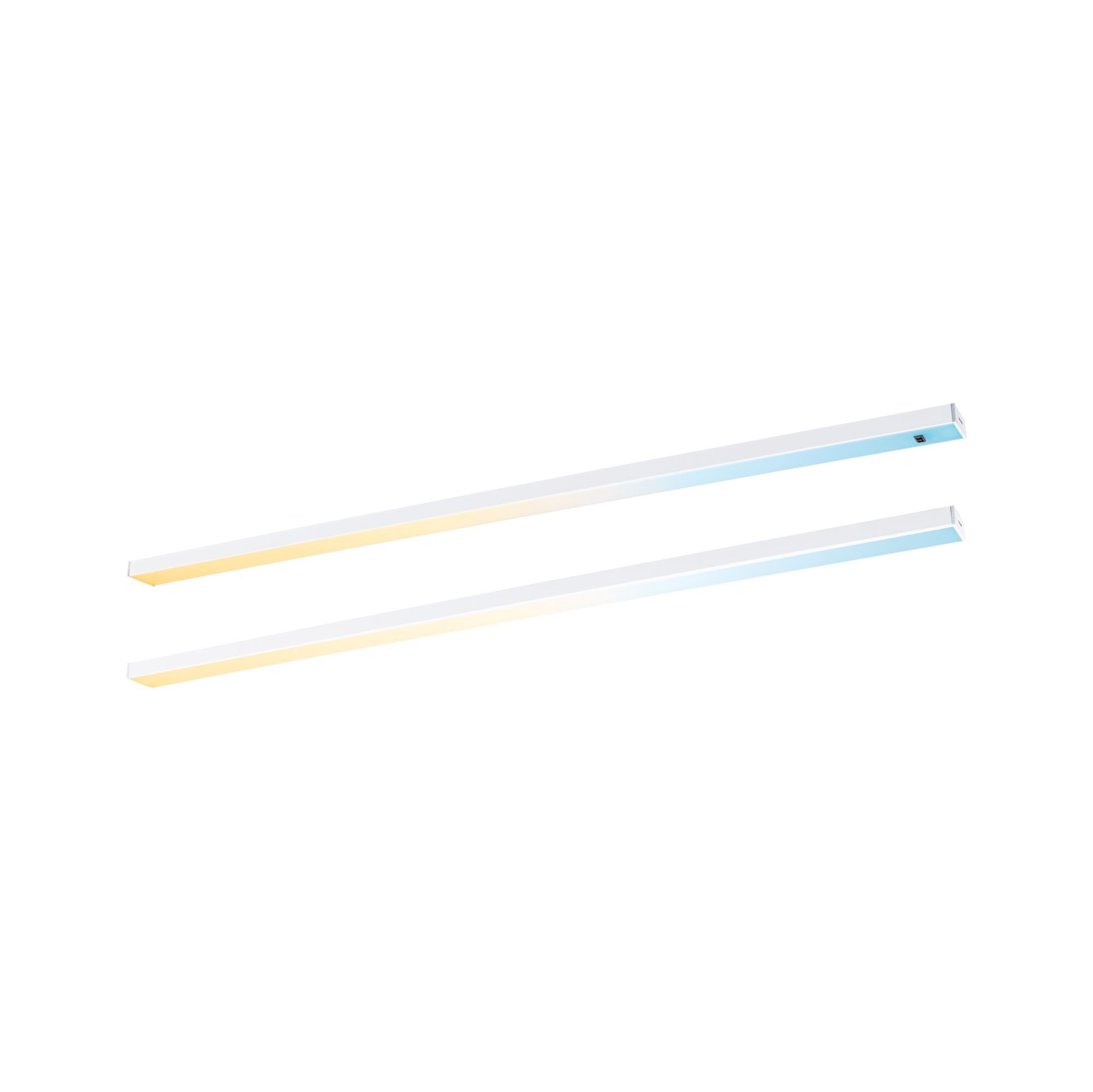 Paulmann LED Unterbauleuchte 98619, im Lieferumfang enthalten, Aluminium
