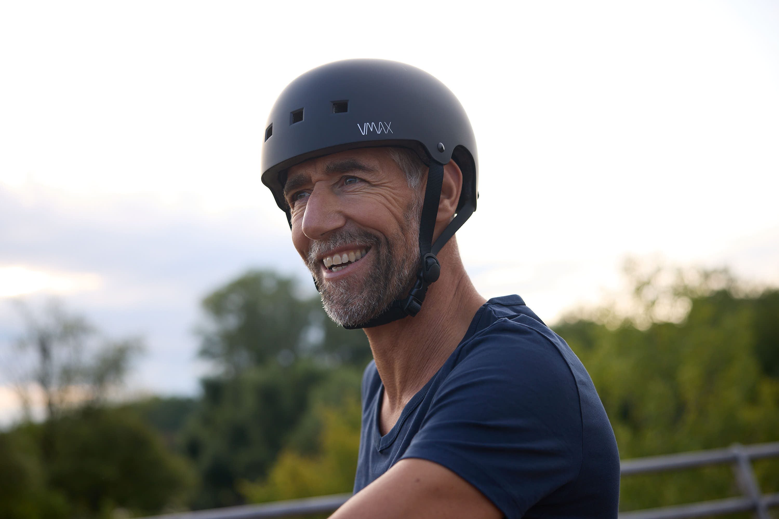 VMAX Allroundhelm Fahrrad- & E-Scooter Helm – Größenverstellbar 54–58 cm