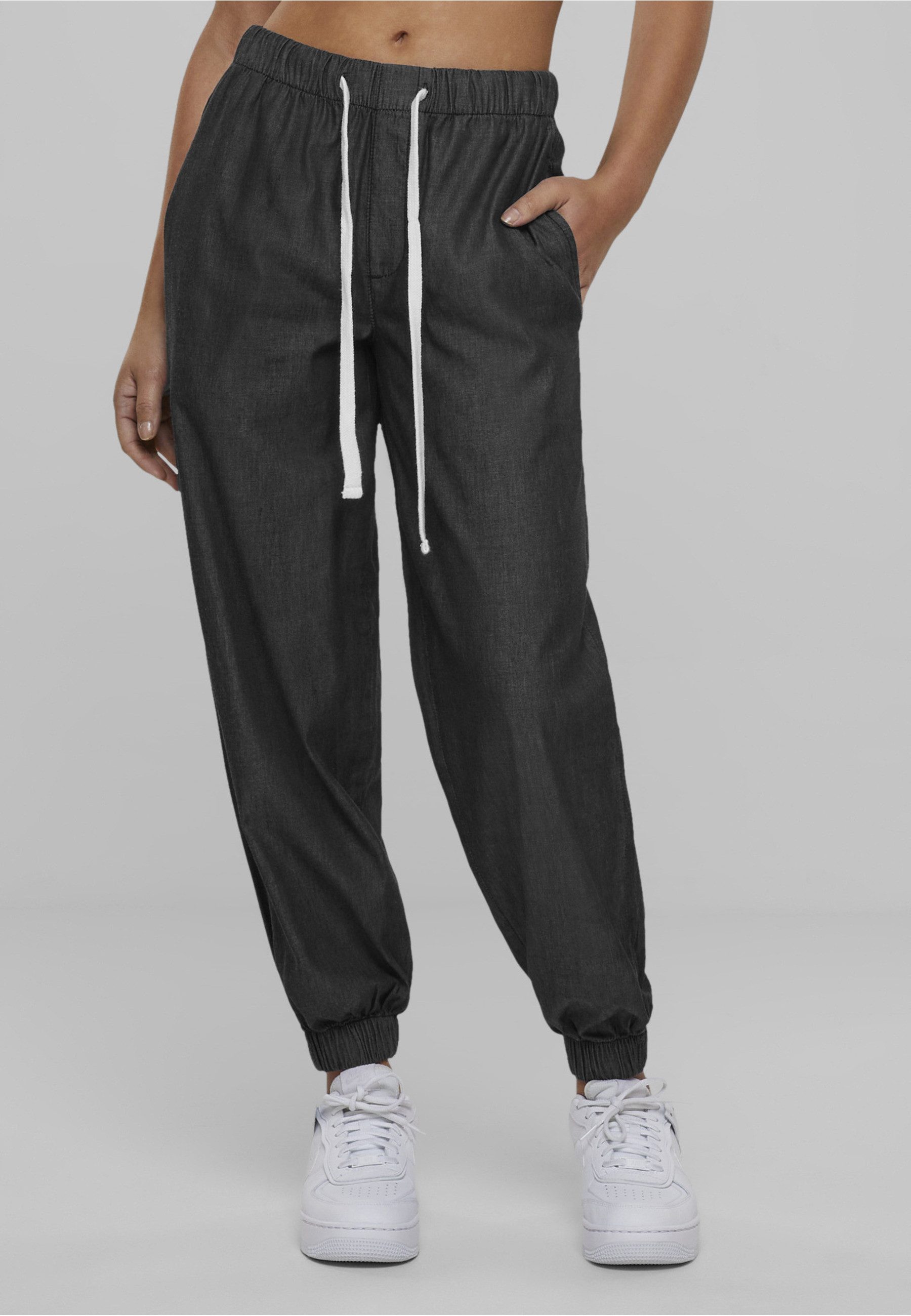 URBAN CLASSICS Jogginghose Urban Classics Damen Ladies Light Denim Jogpants (1-tlg)