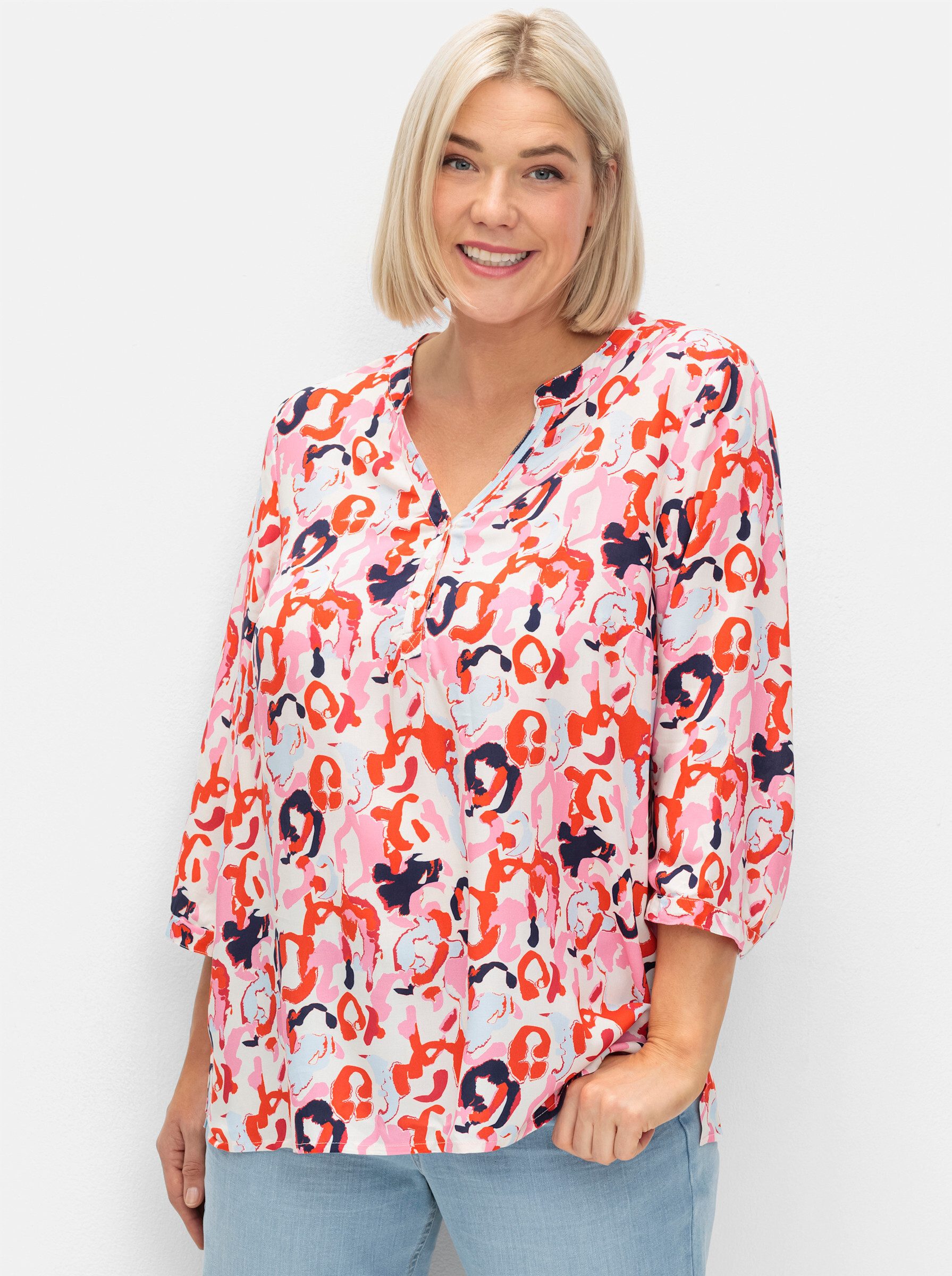 Sheego Klassische Bluse Tunika günstig online kaufen