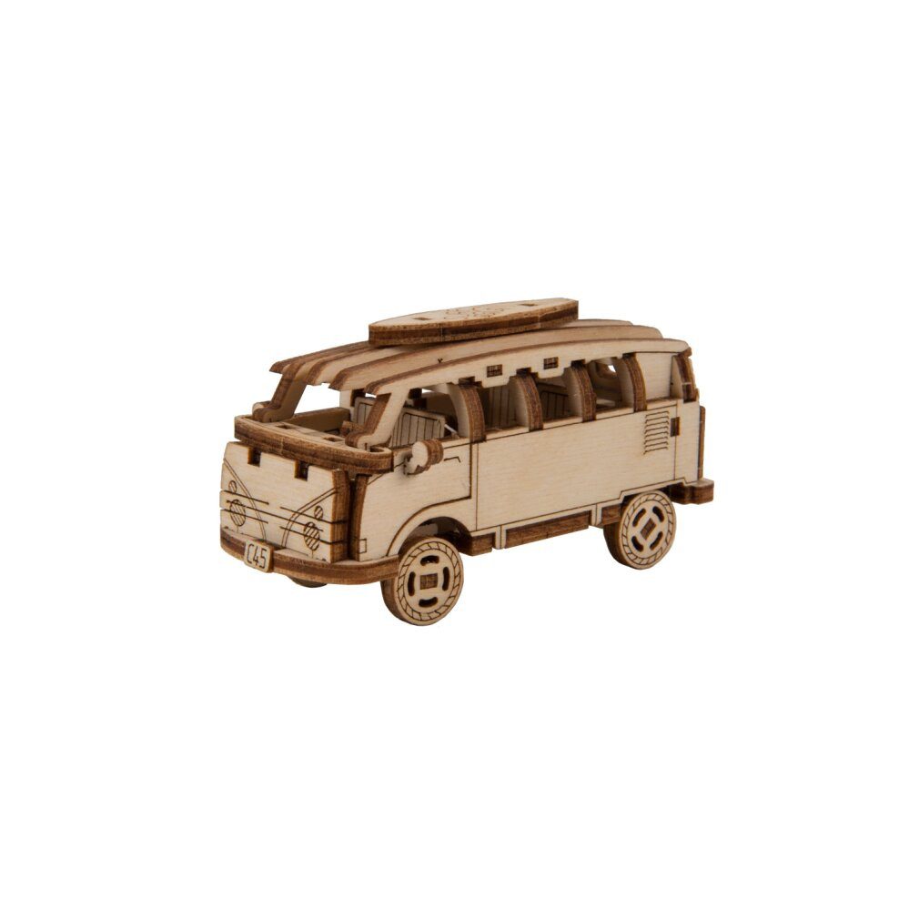 Wooden City 3D-Puzzle 3D puzzle Superschneller Kleinbus Retro, Puzzleteile