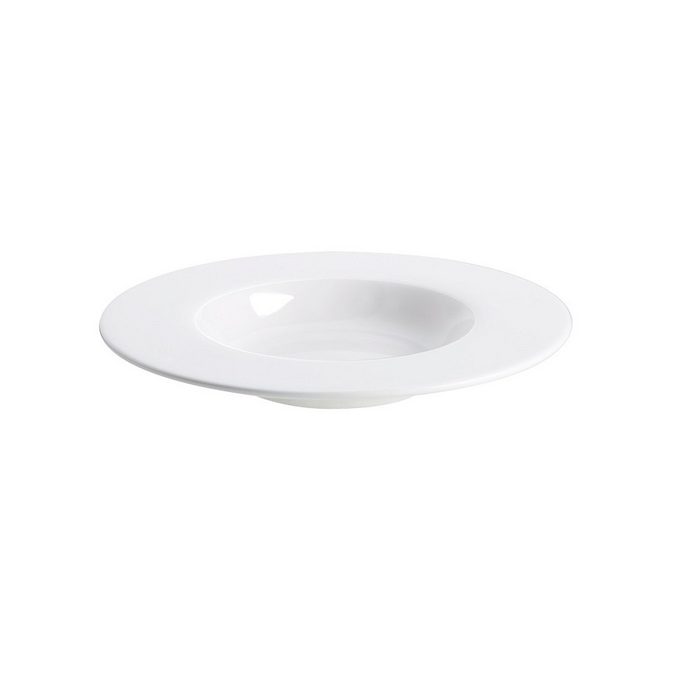 ASA Speiseteller ASA Suppenteller mit Fahne à table in Weiß Ø 25 cm