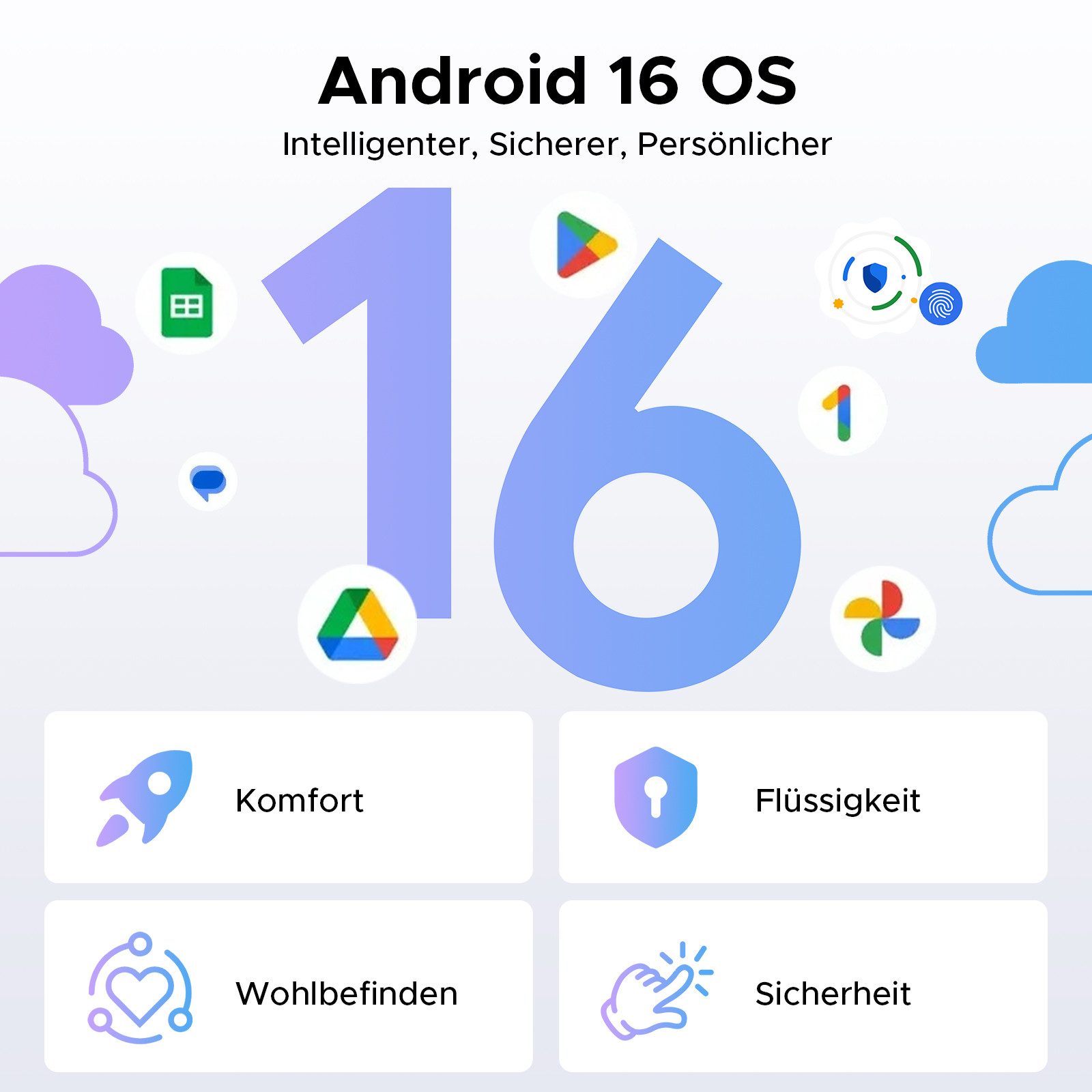 POCKAM P12 Android 16 Tablet mit Tastatur, 120 Hz, 2,4K, 12 Zoll, 10.000 mAh Tablet (12", 8 GB, Android 16, Octa-Core, 8GB+128GB/2TB, 13MP+8MP, Gemini AI, Face ID, Widevine L1)