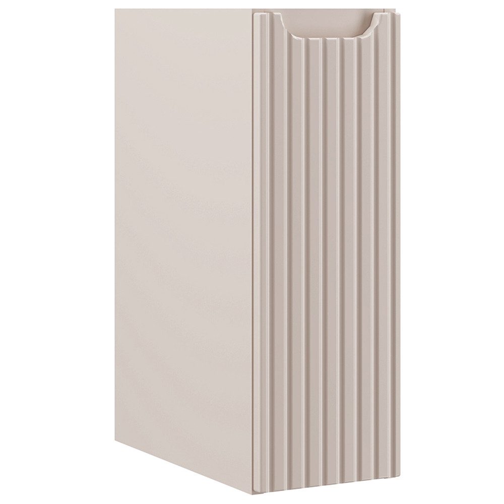 Lomadox Badkommode NEWPORT-56-CASHMERE, Unterschrank, kaschmir mit gerillter Front, ca. 20/57/39cm