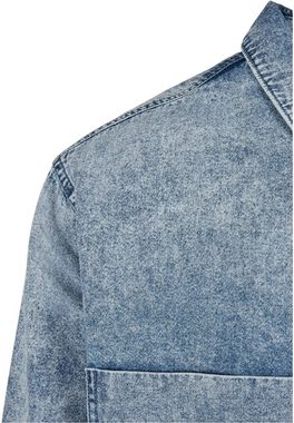 URBAN CLASSICS Langarmhemd Urban Classics Herren Oversized Denim Shirt (1-tlg)