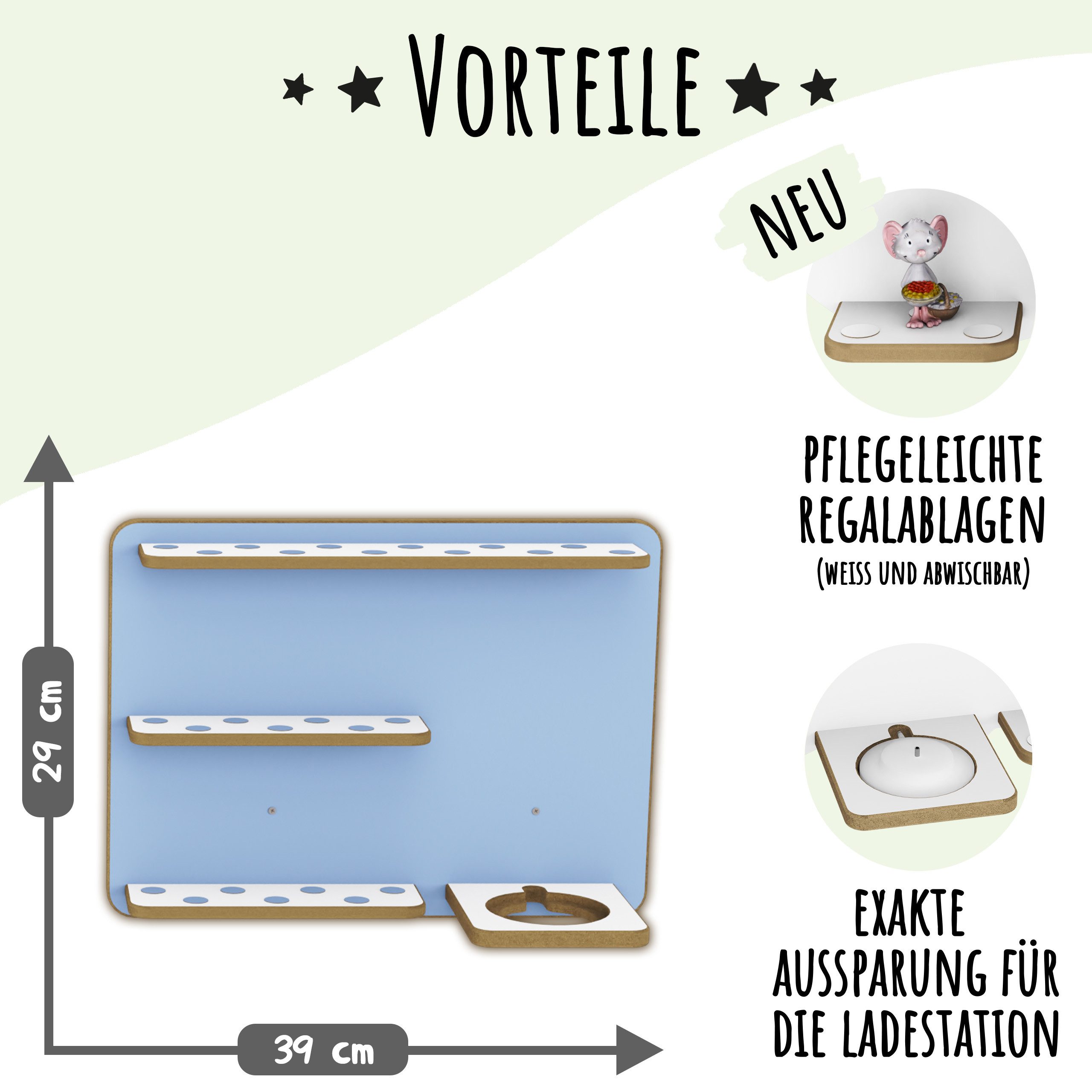 Holzura Kinderregal Regal für Toniebox, Aufbewahrung für Toniefiguren günstig online kaufen