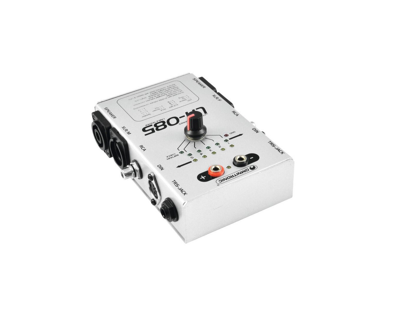 Thumbnail - Omnitronic Montagewerkzeug OMNITRONIC LH-085 Kabeltester, B: 16 cm, L: 7 cm