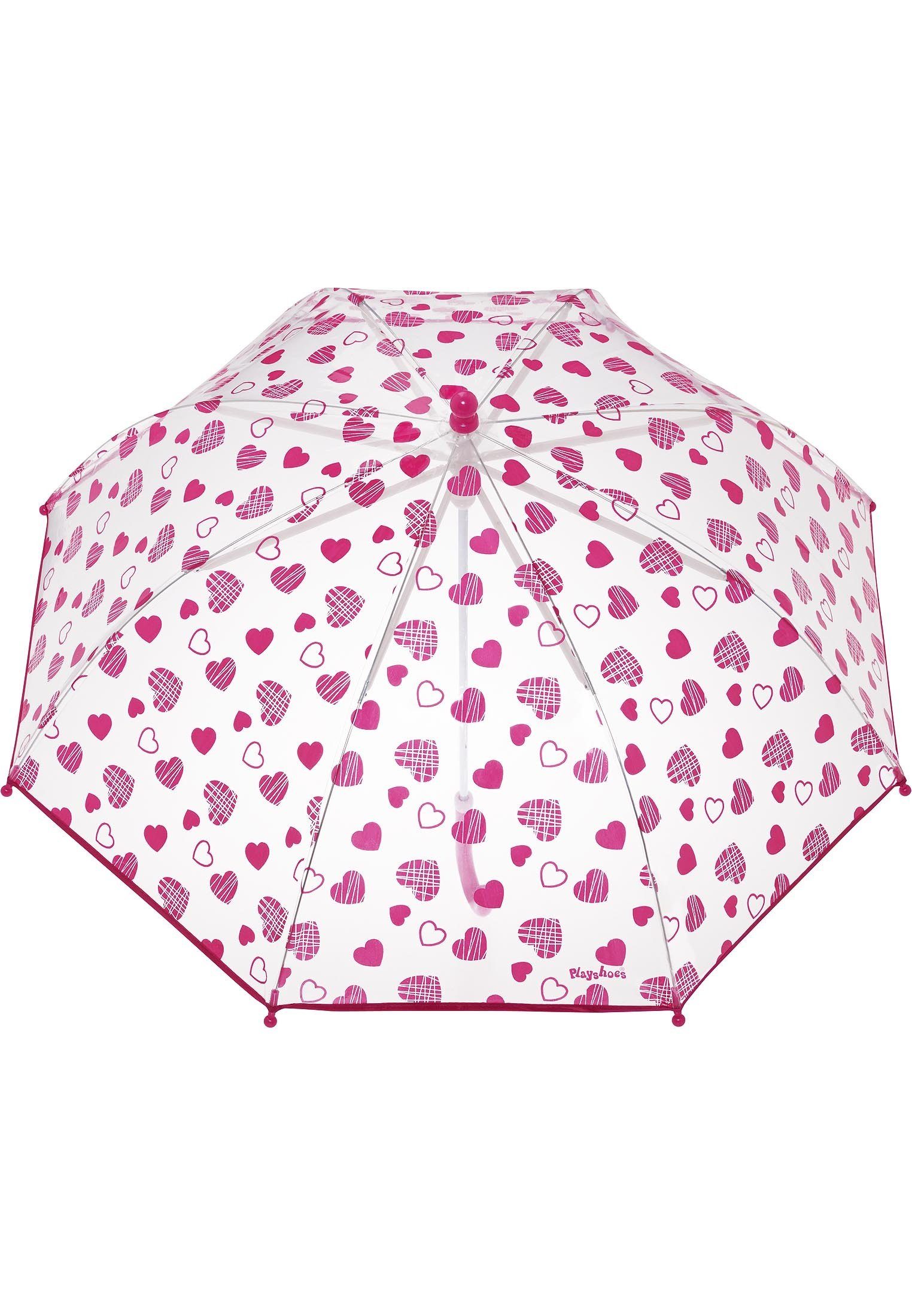 Stockregenschirm Regenschirm Herzchen Playshoes