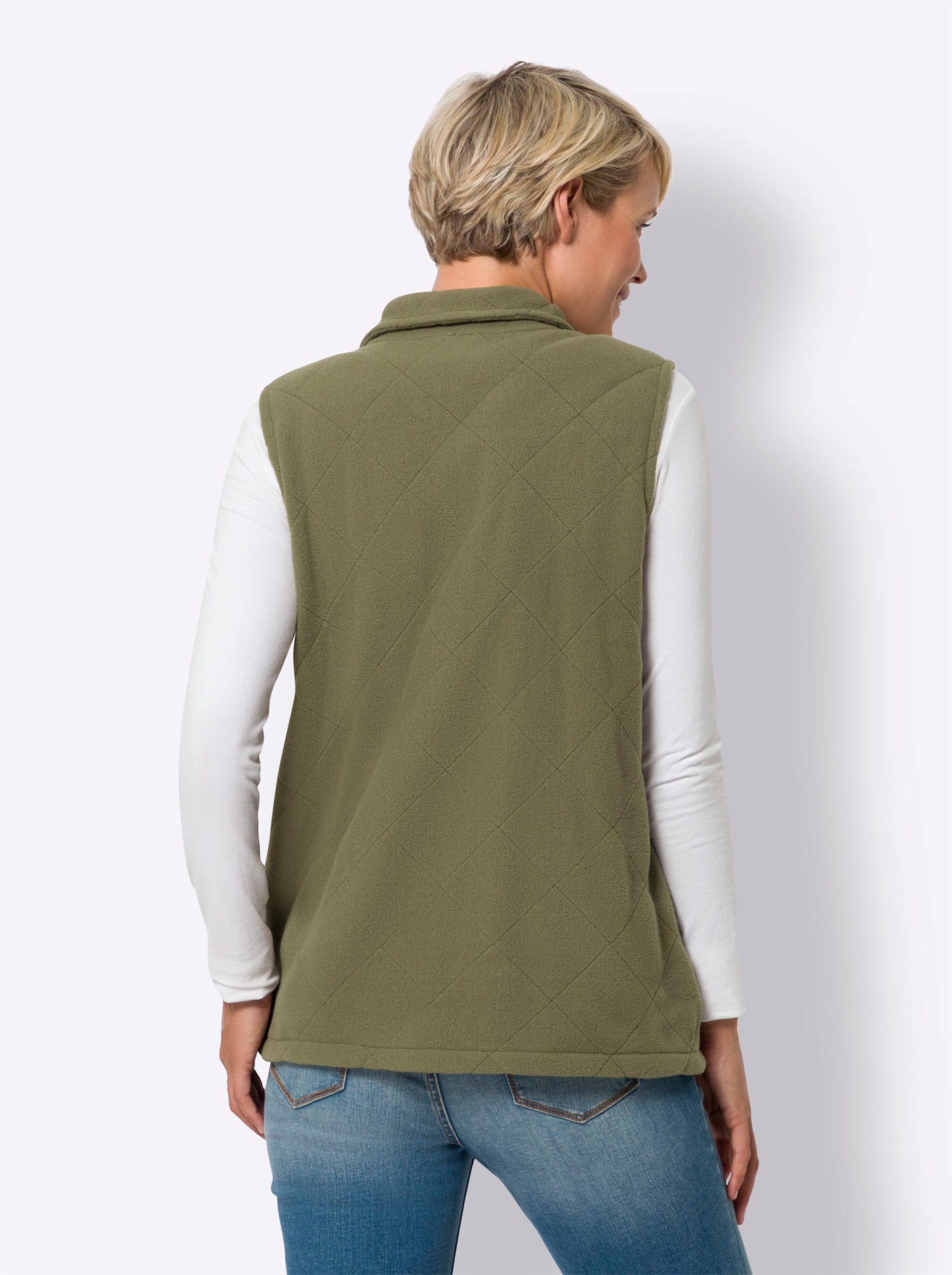 Sieh an! Fleeceweste Fleece-Weste Länge ca. günstig online kaufen