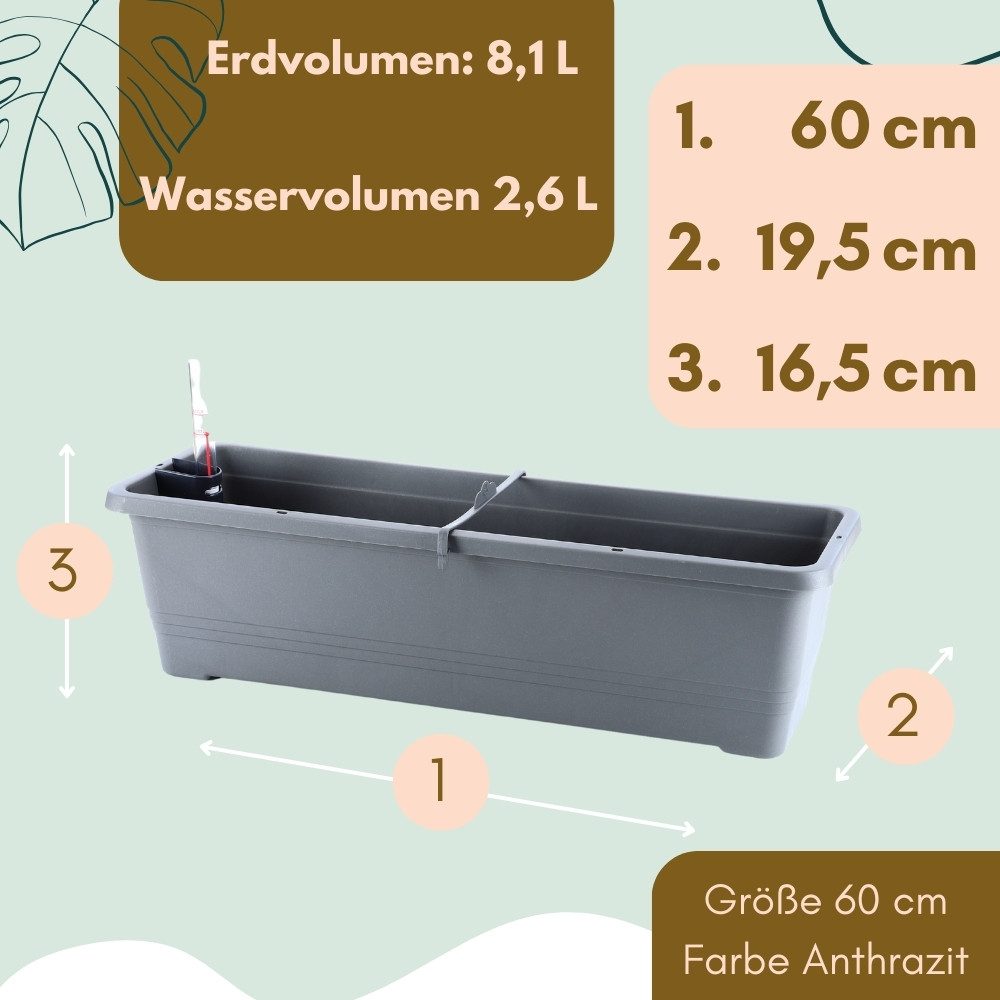 GarPet Blumenkasten Blumenkasten Fensterbank Balkon Kasten günstig online kaufen