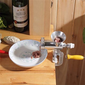 Kpaloft Fleischwolf Wurstfüller, Heimküchenmaschine, Multifunktionale Hauskochmaschine, für gedrehte Gemüsewurst, Manuell