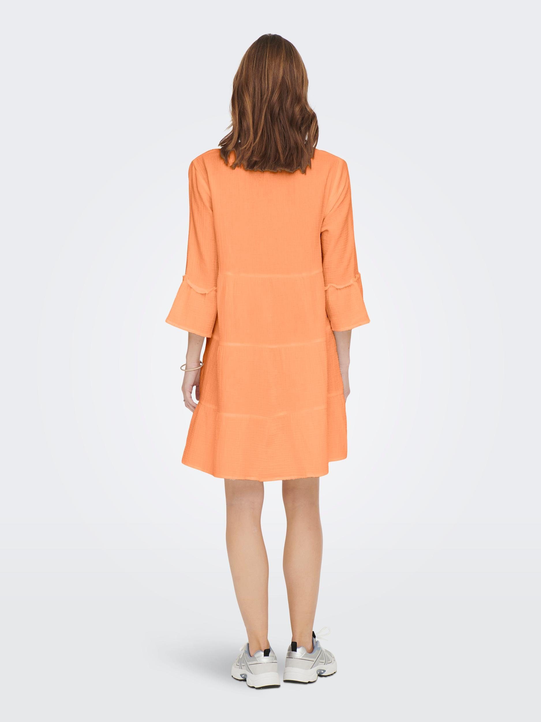 ONLY Kleid Minikleid orange