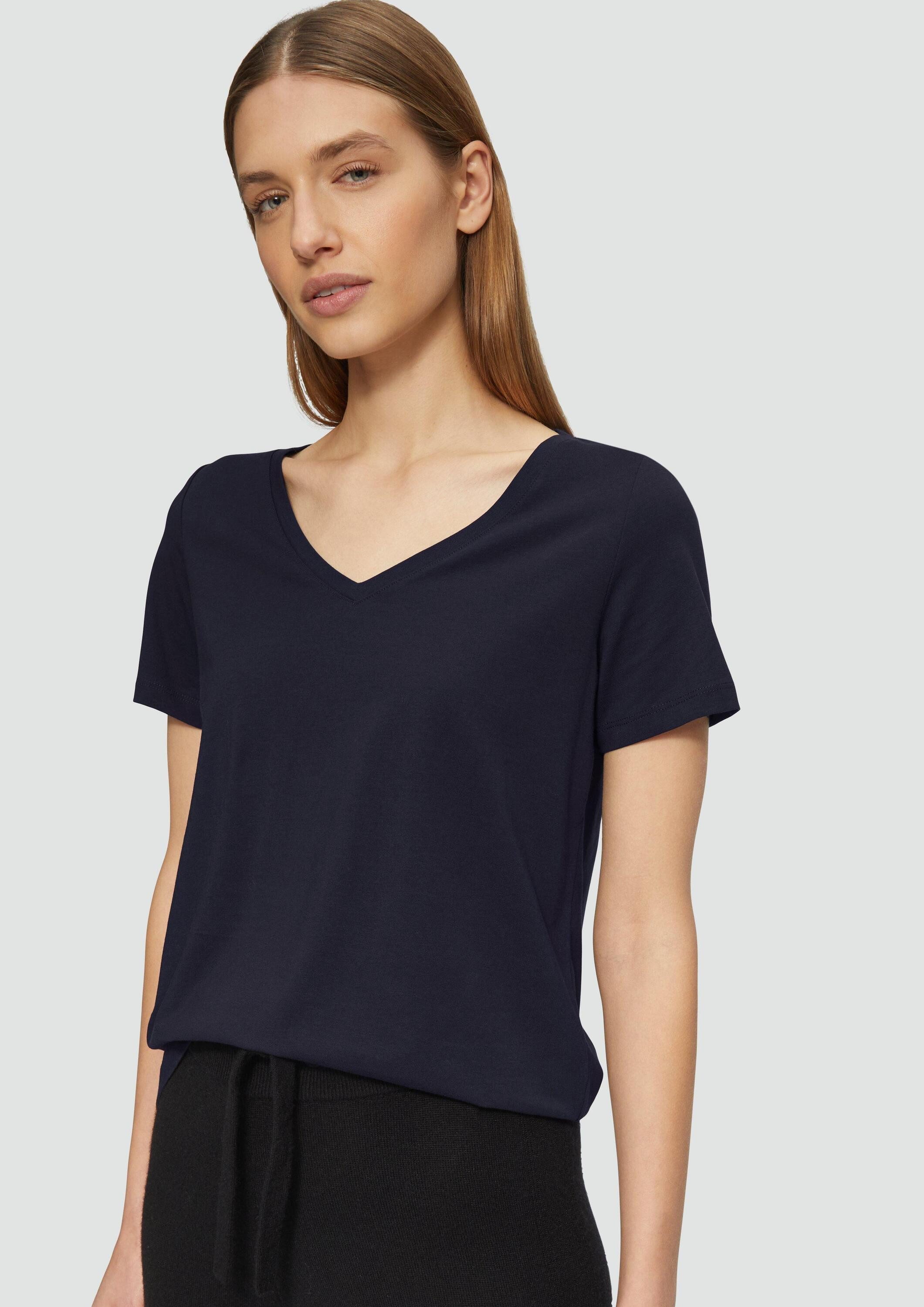s.Oliver Kurzarmshirt T-Shirt (1-tlg) günstig online kaufen