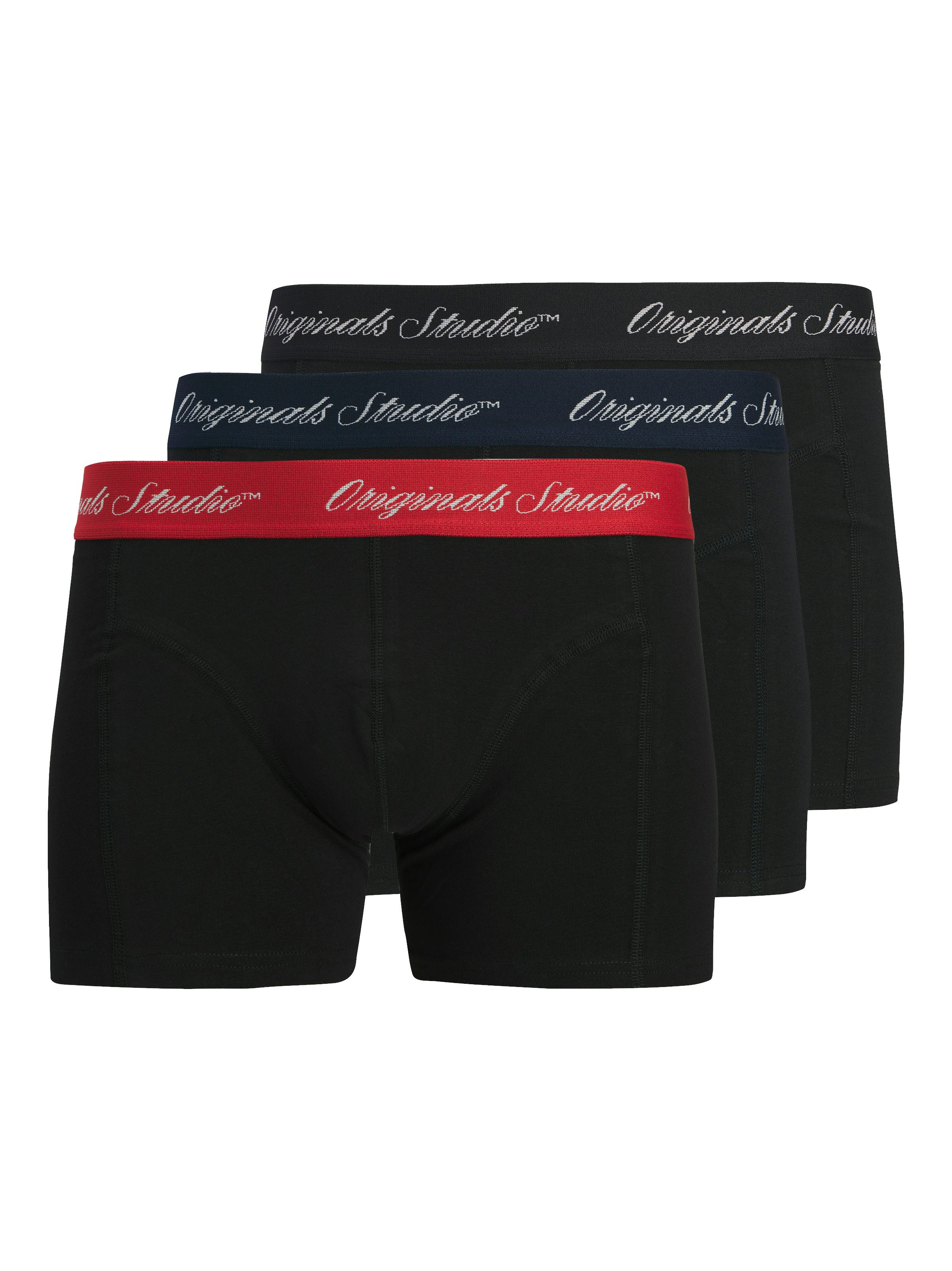 Jack & Jones Trunk JACNORREBRO SOLID TRUNKS 3 PACK NOOS (Packung, 3-St)