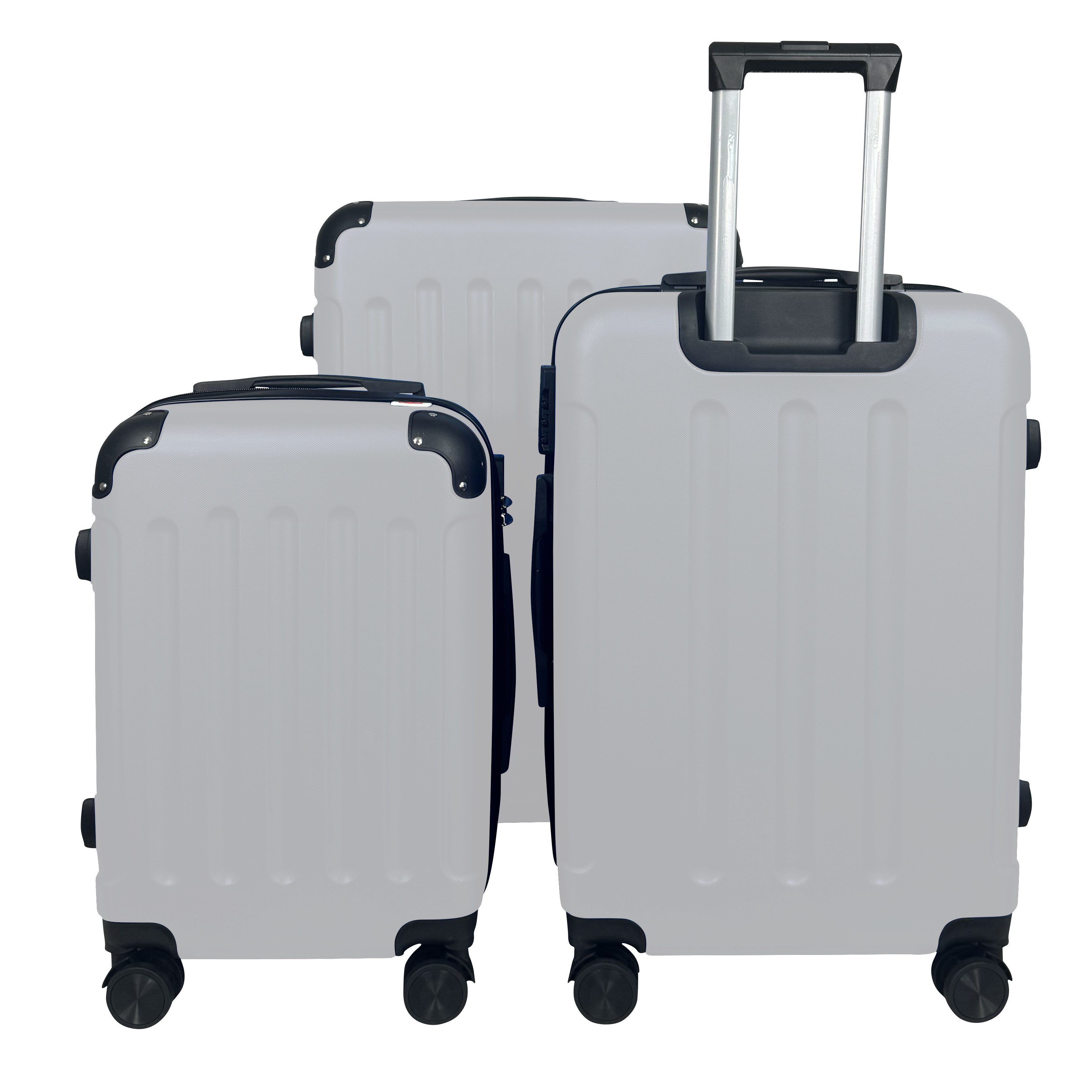 MTB Чемоданы Чемоданы Reisekoffer ABS Trolley 4 Zwillingsrollen M/L/XL oder Set