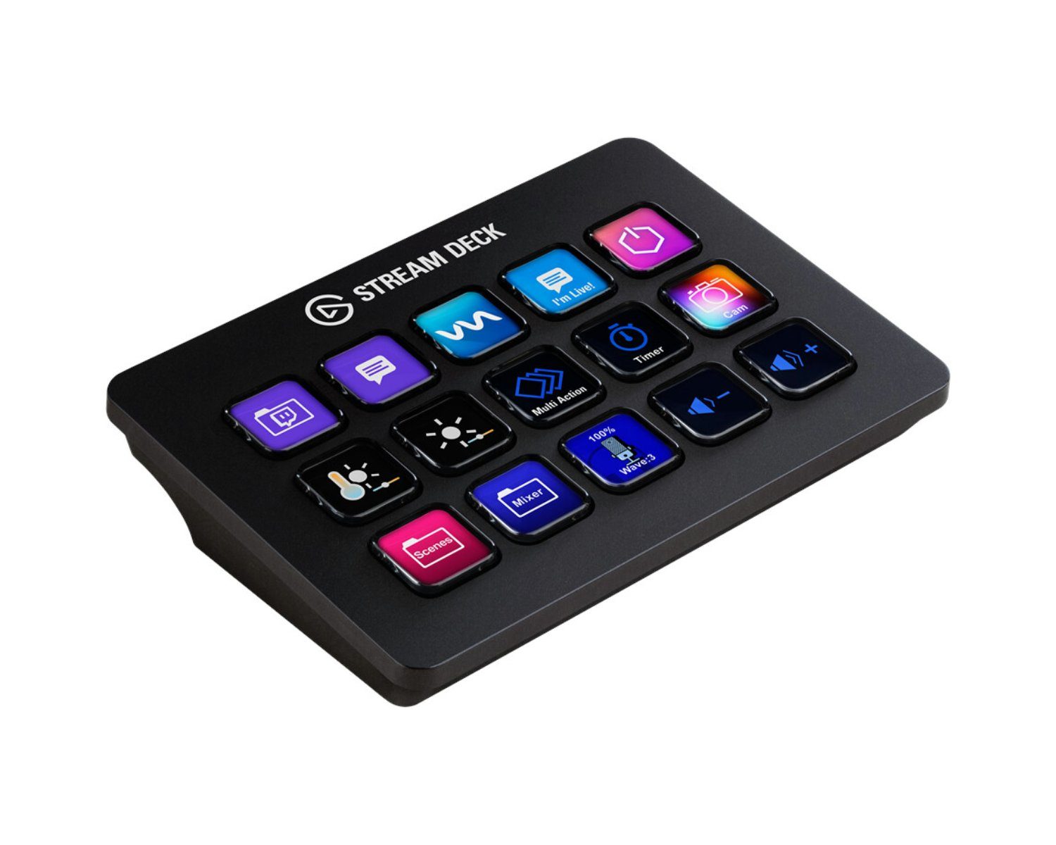 Elgato Streaming Boxen Stream Deck MK.2, 15 anpassbare LCD-Tasten