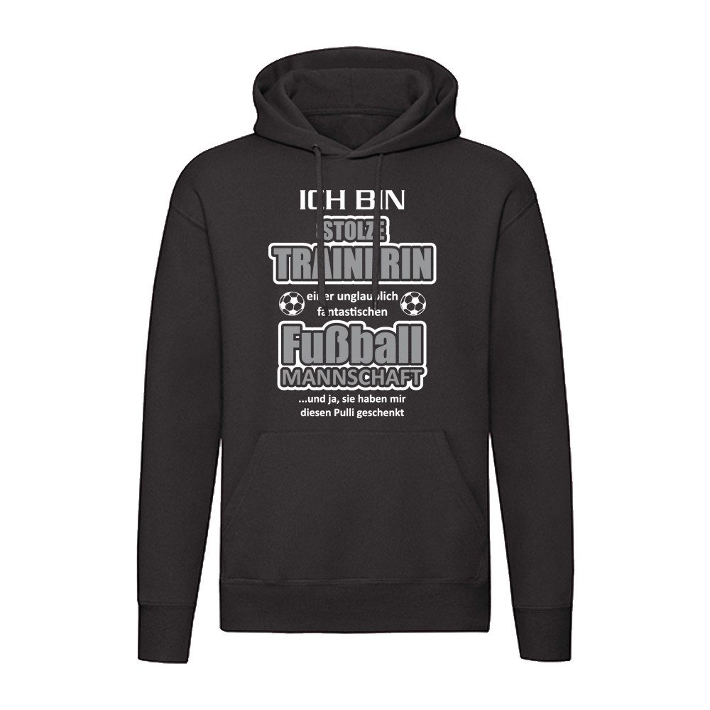 G-graphics Hoodie Ich bin stolze Trainerin einer ... fantastischen Fußballmannschaft mit trendigem Frontprint mit Spruch
