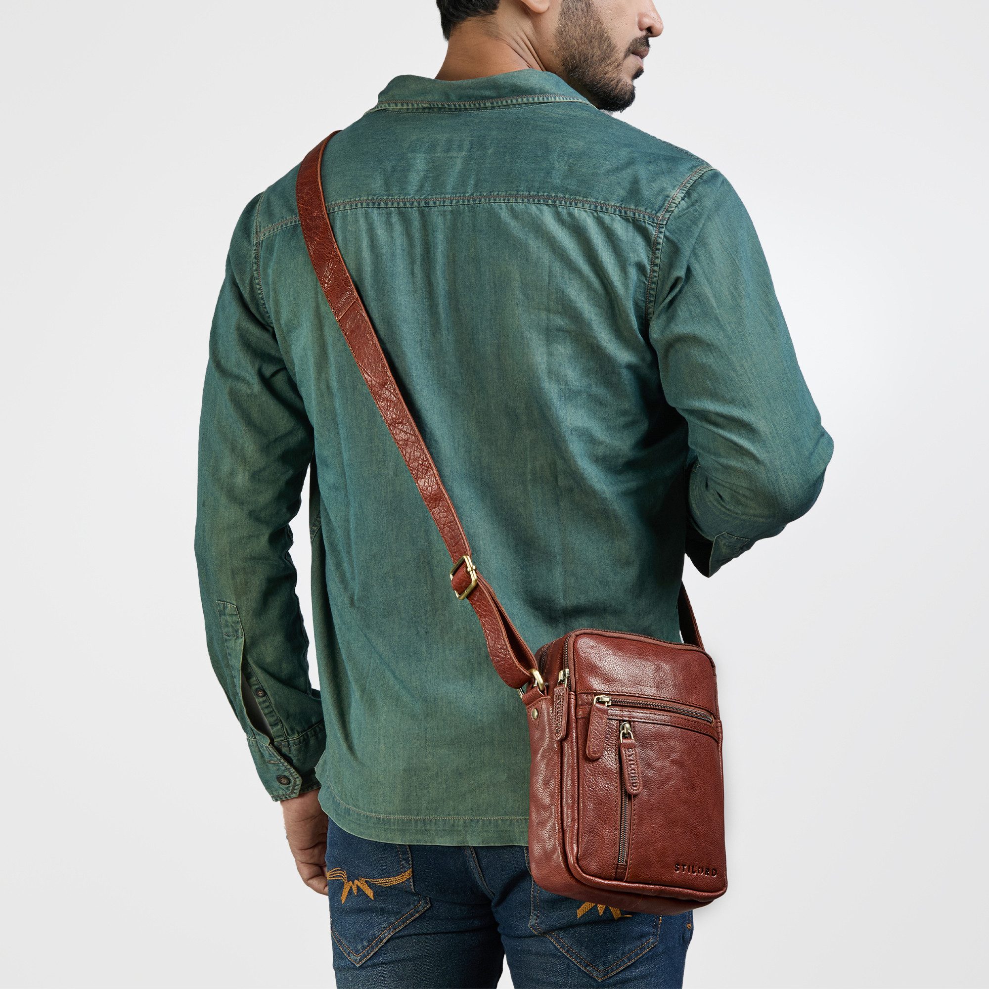 STILORD Schultertasche "Zelus" Elegante Schultertasche Leder günstig online kaufen