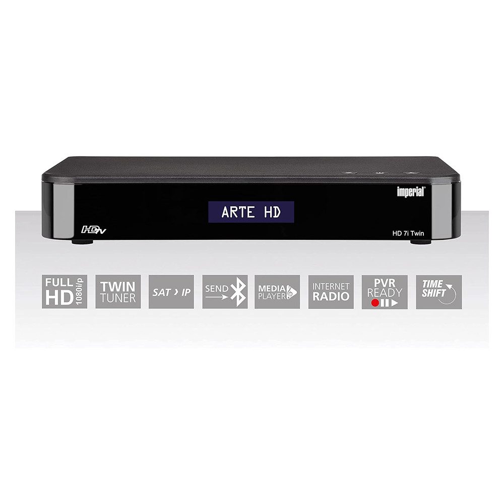 Imperial HD 7i Twin HDTV Sat Satelliten Receiver USB Recording PVR Satellitenreceiver