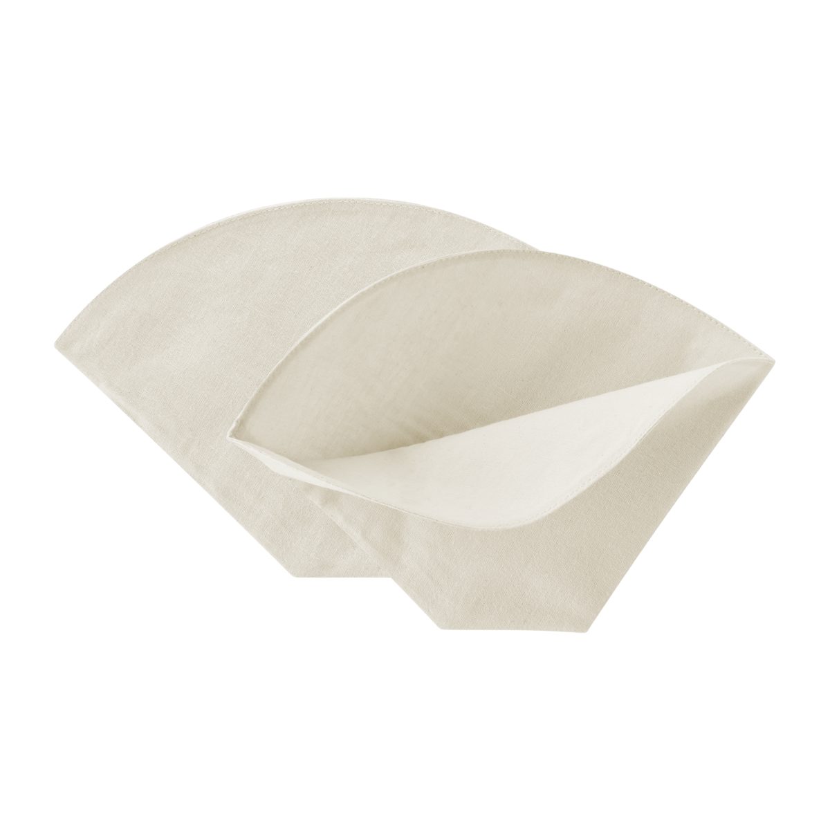 LIVING CRAFTS Permanentfilter HAMBURG, 2er Pack, GOTS zertifiziert