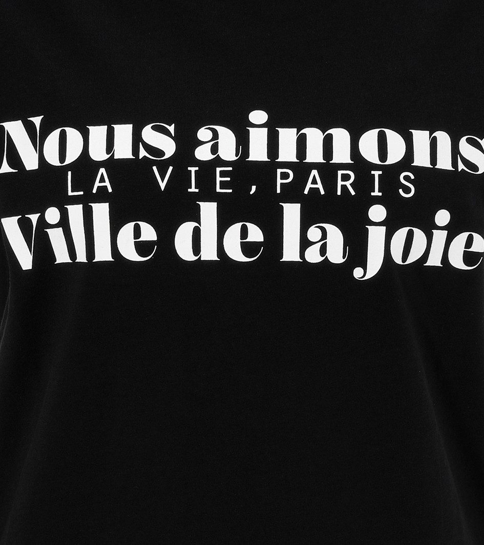 Aniston SELECTED T-Shirt in zeitlosem Schwarz-Weiß