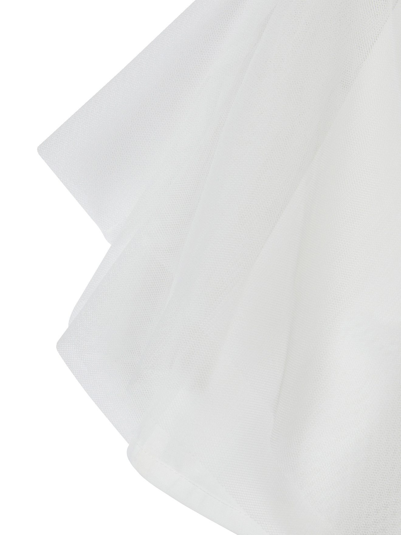 vertbaudet Minikleid Festliches Mädchen Volantkleid, Musselin & Tüll