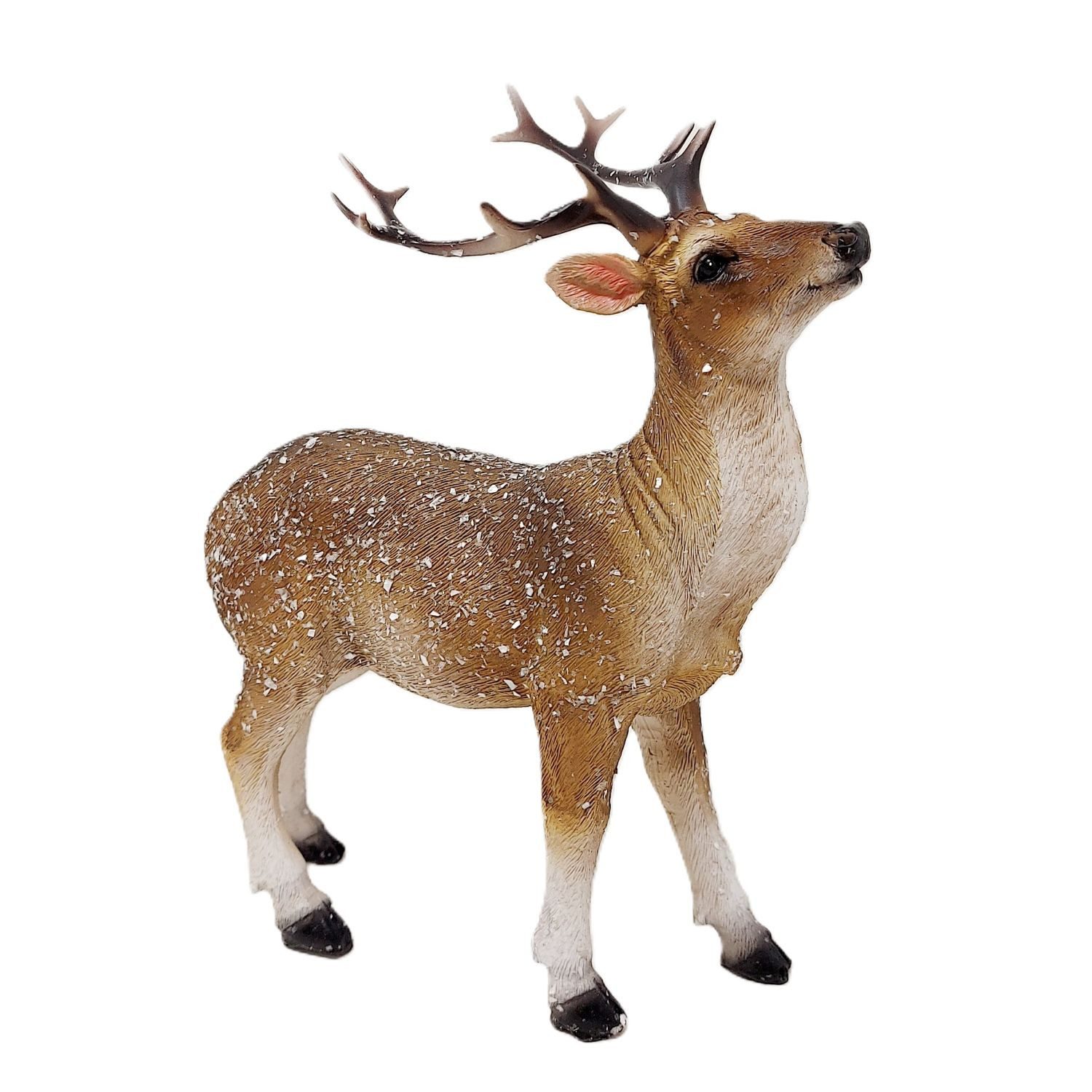 formano Dekofigur Winterzeit, Farbe: Braun, Motiv: Hirsch günstig online kaufen