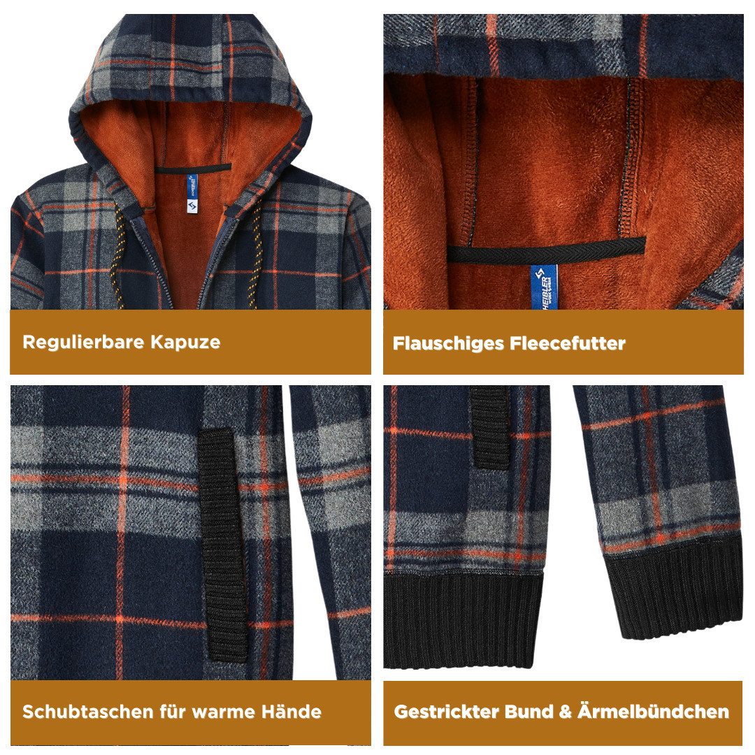 SCHEIBLER WORKWEAR Kapuzenstrickjacke Thermojacke Curris