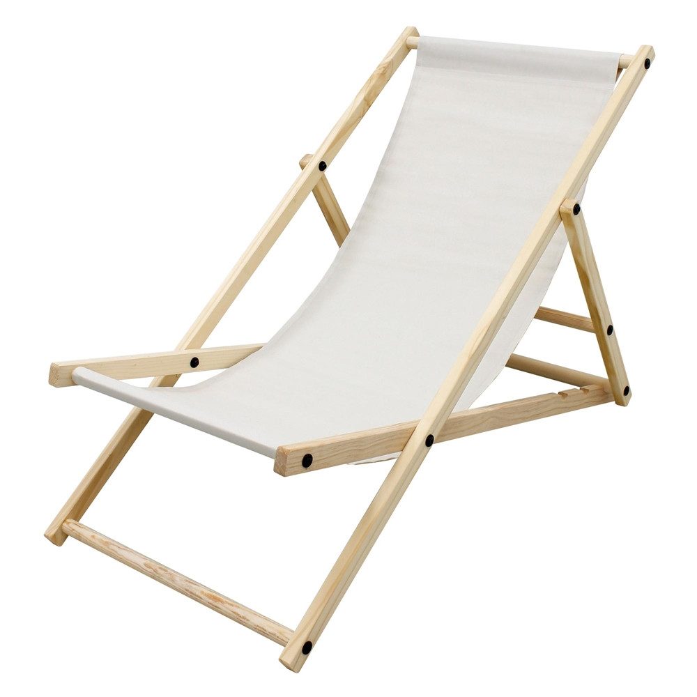 ECD Germany Gartenliege Holz Beachstuhl klappbarer günstig online kaufen