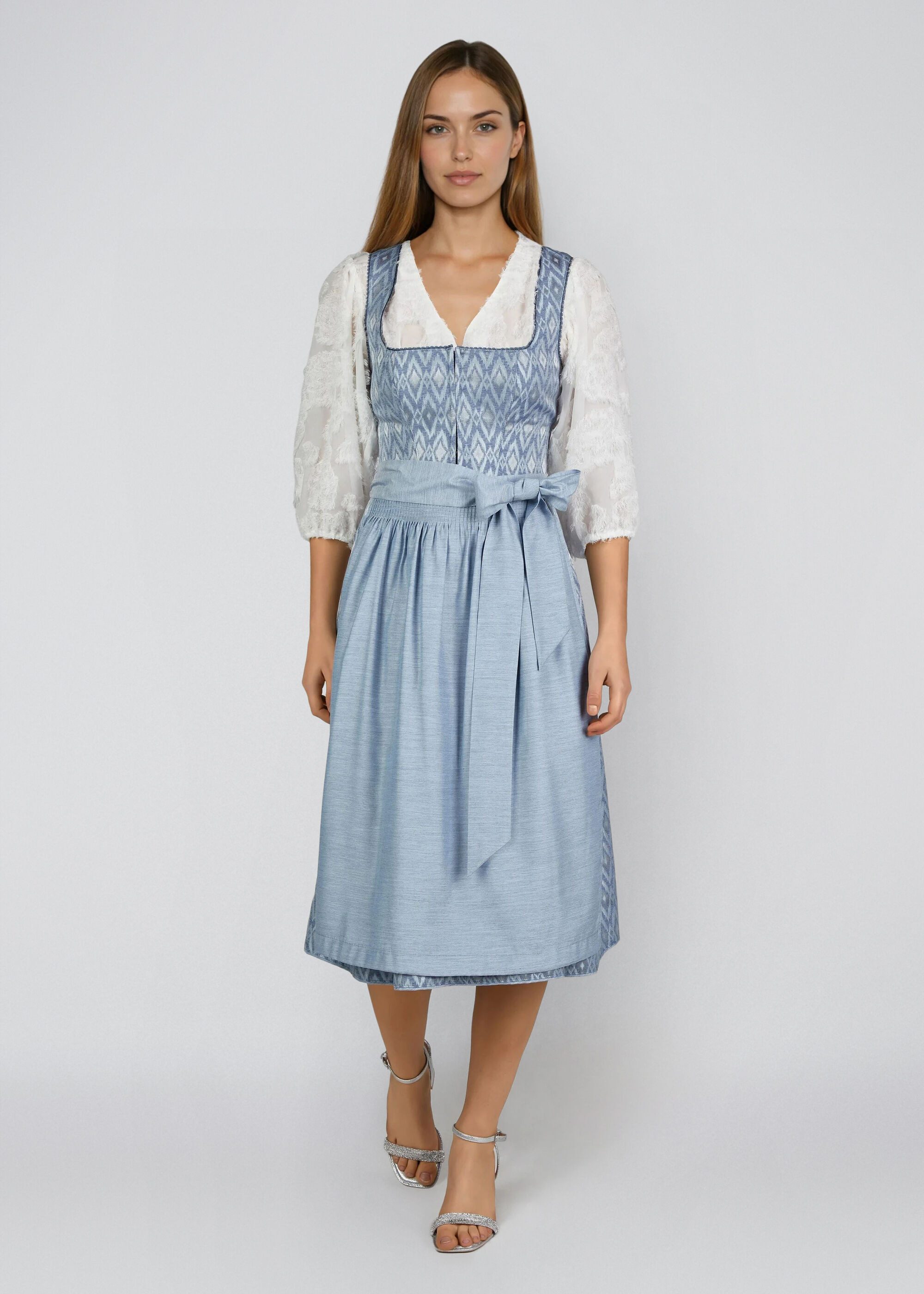 Spieth & Wensky Dirndl Hermine mit auffälligen Musterung