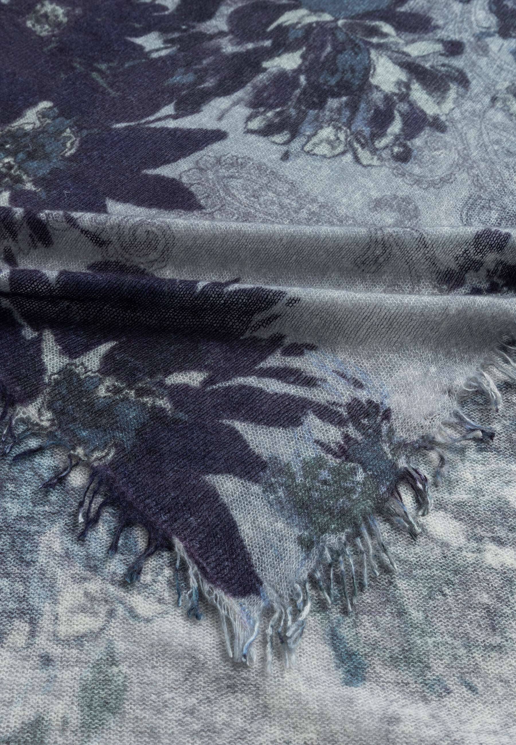 Roeckl Schal FLOWER DUST, Damenschal mit Blumen Muster