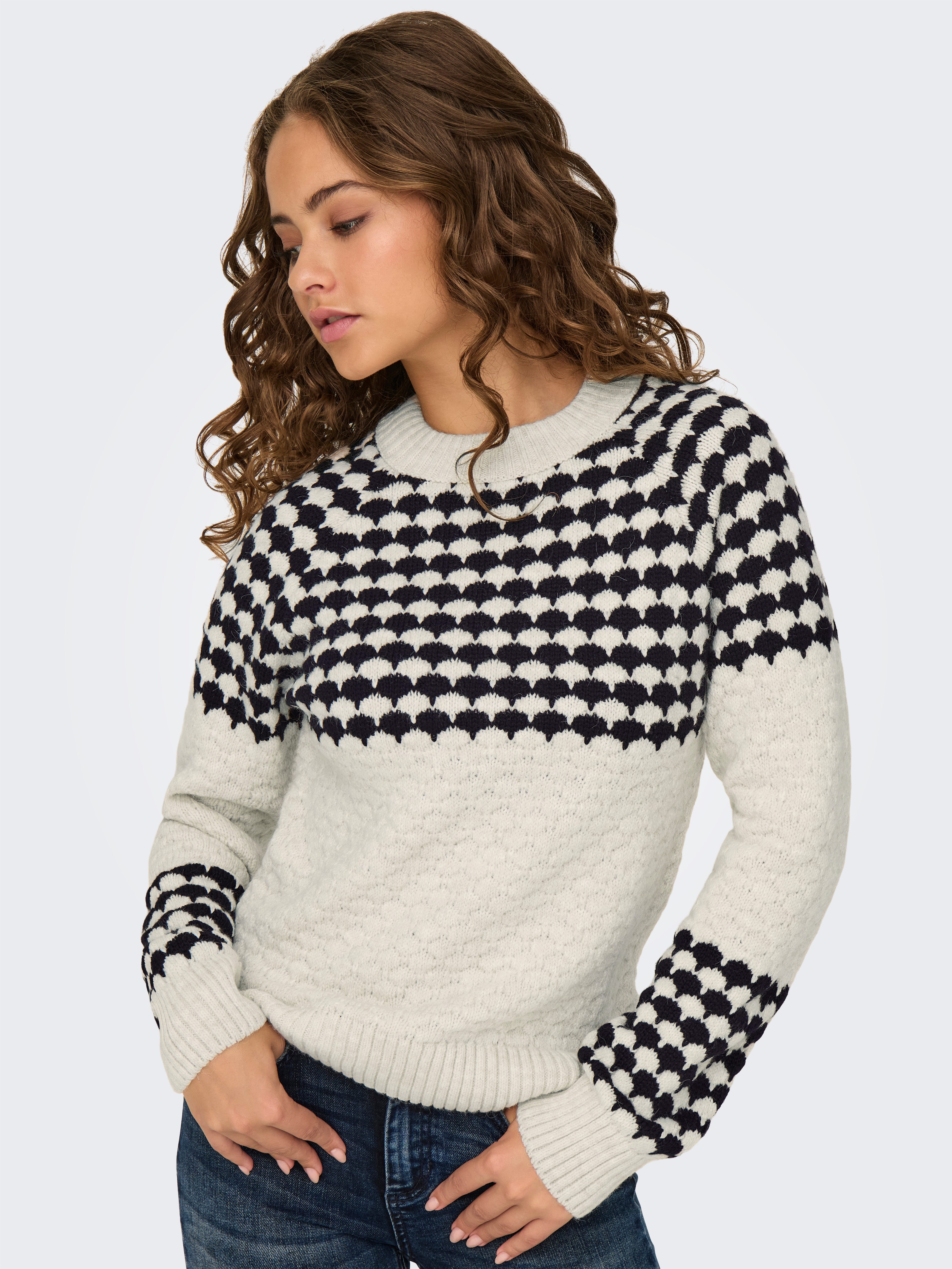 ONLY Rundhalspullover ONLCANADA LS PULLOVER CC günstig online kaufen