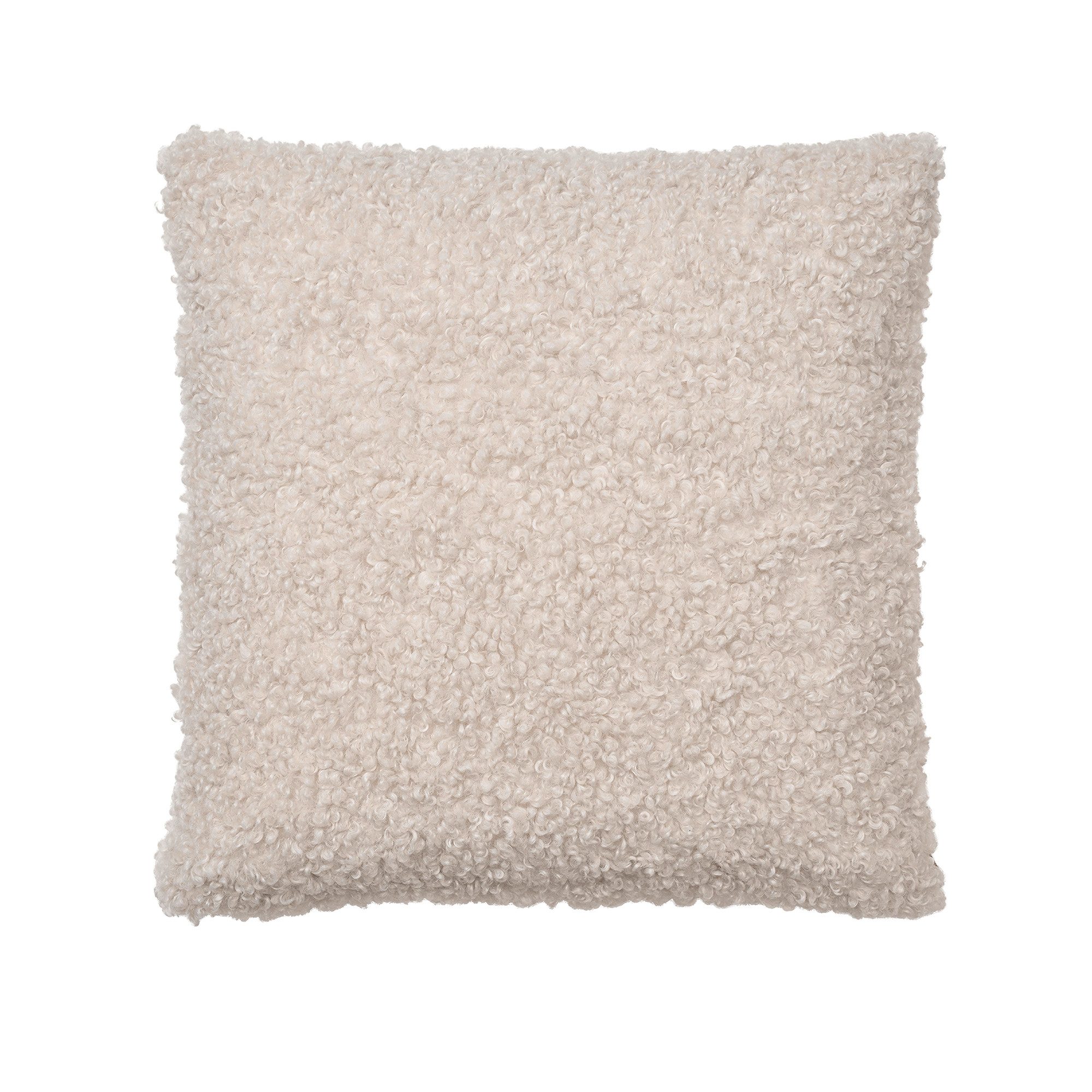 blomus Kissenhülle -TEDDY- Kissenbezug, Dekokissen, Kuschelkissen, Wohnkissen modern, Flauschig, inkl. Trageschlaufe, inkl. Filzgleitern