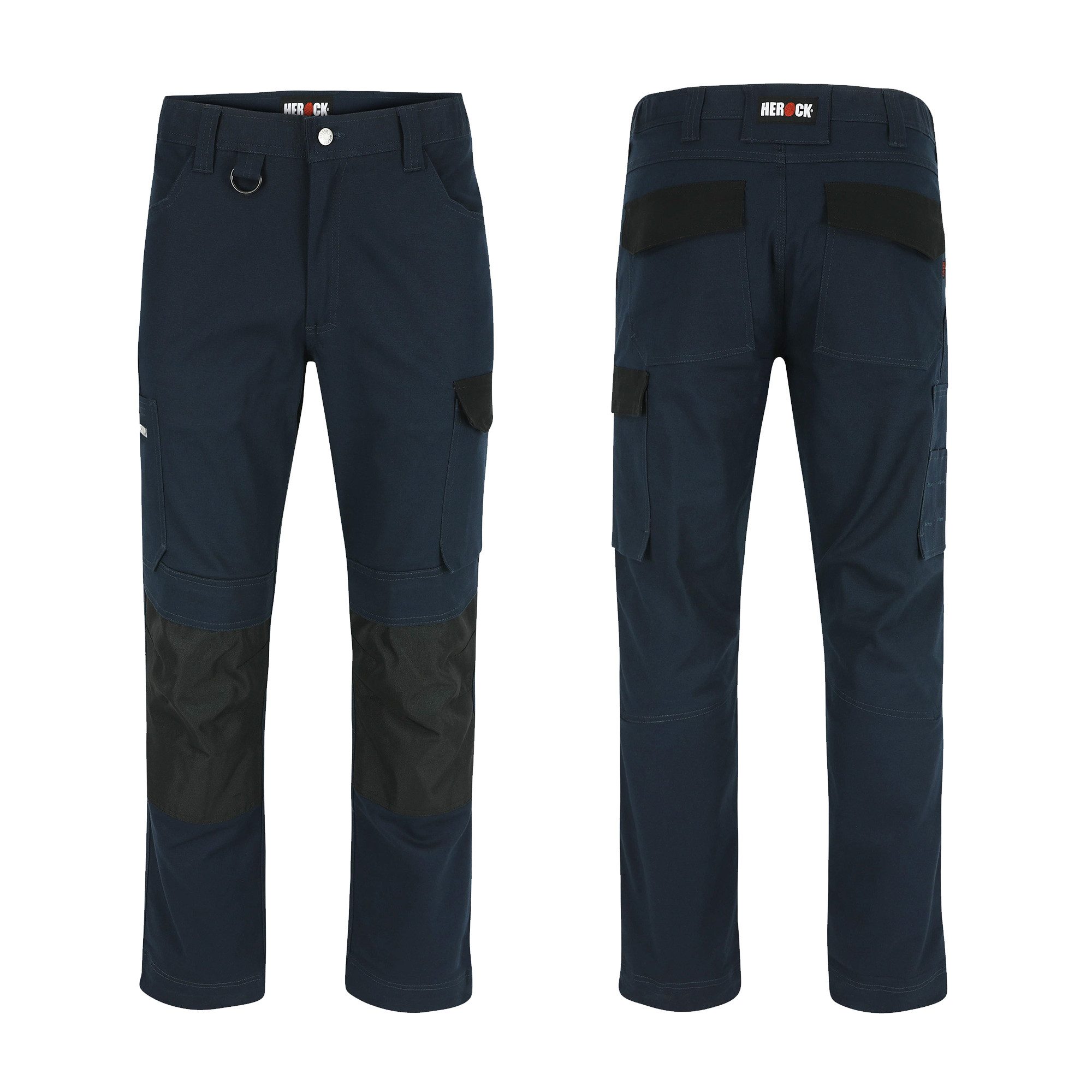 Herock Arbeitshose DERO Multi-Pocket, 2-Wege-Stretch, Kniepolstertaschen