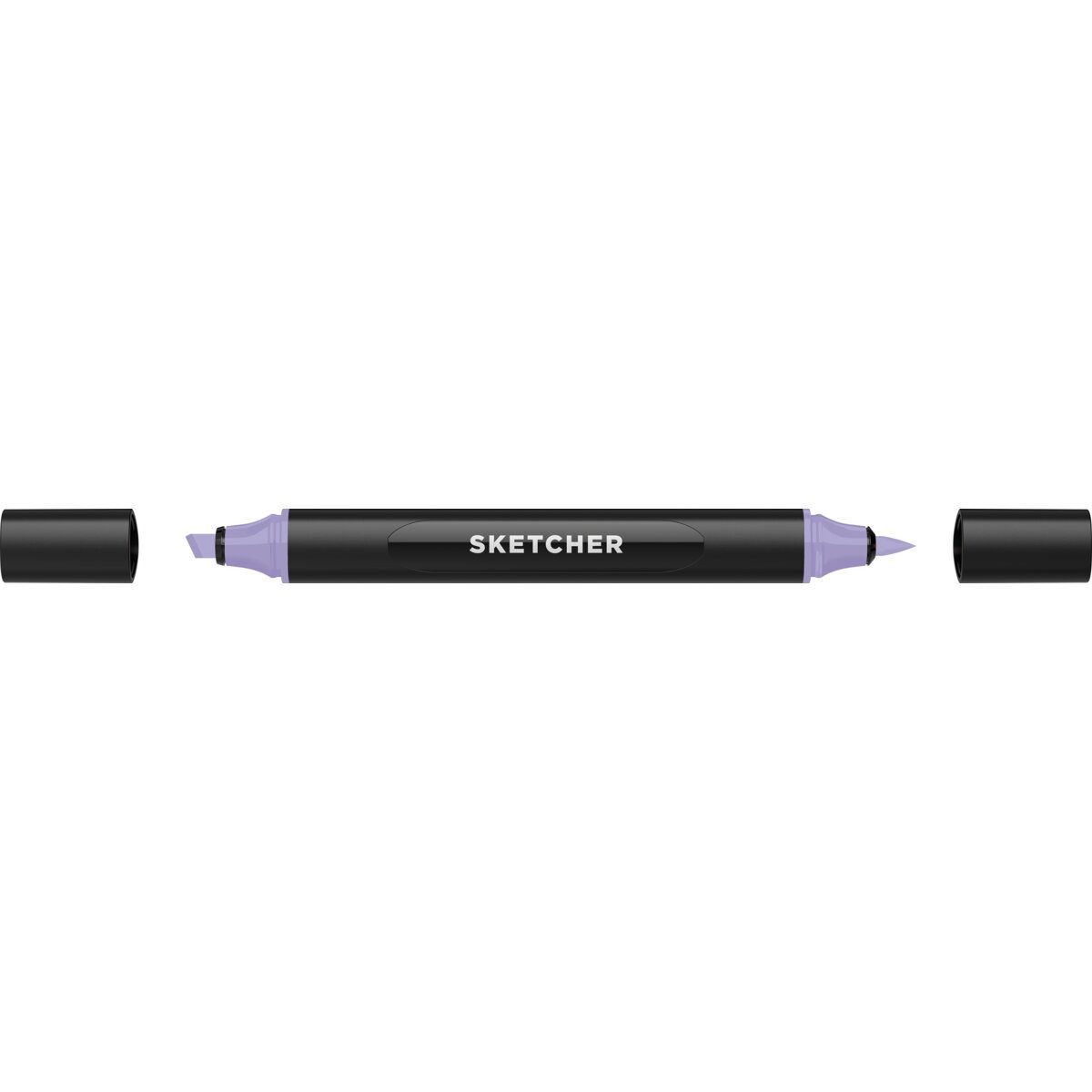Filzstift Twinmarker Sketcher brush+chisel V 220 blaubeere hell