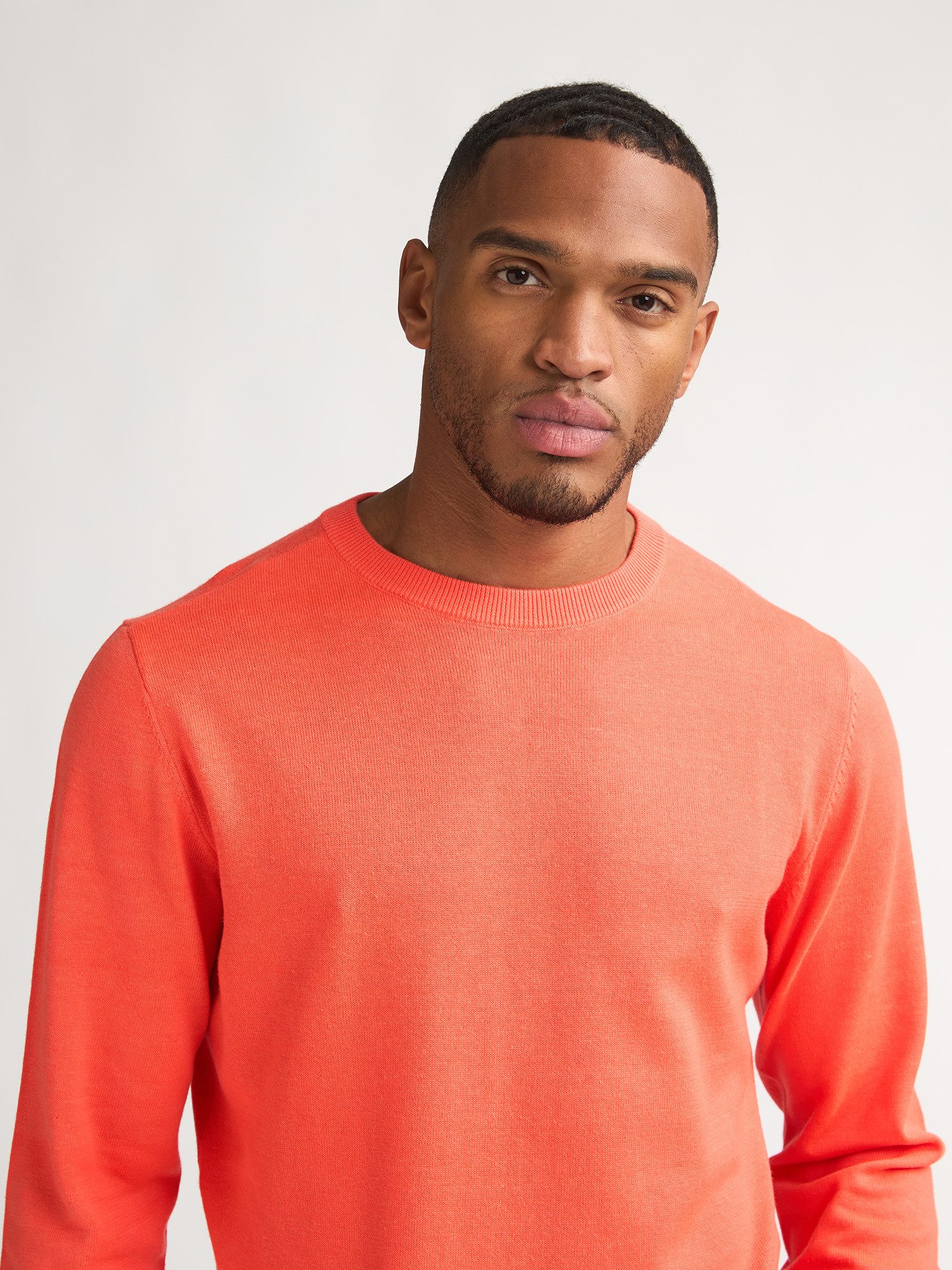 Petrol Industries Rundhalspullover Materialmix mit Baumwollanteil