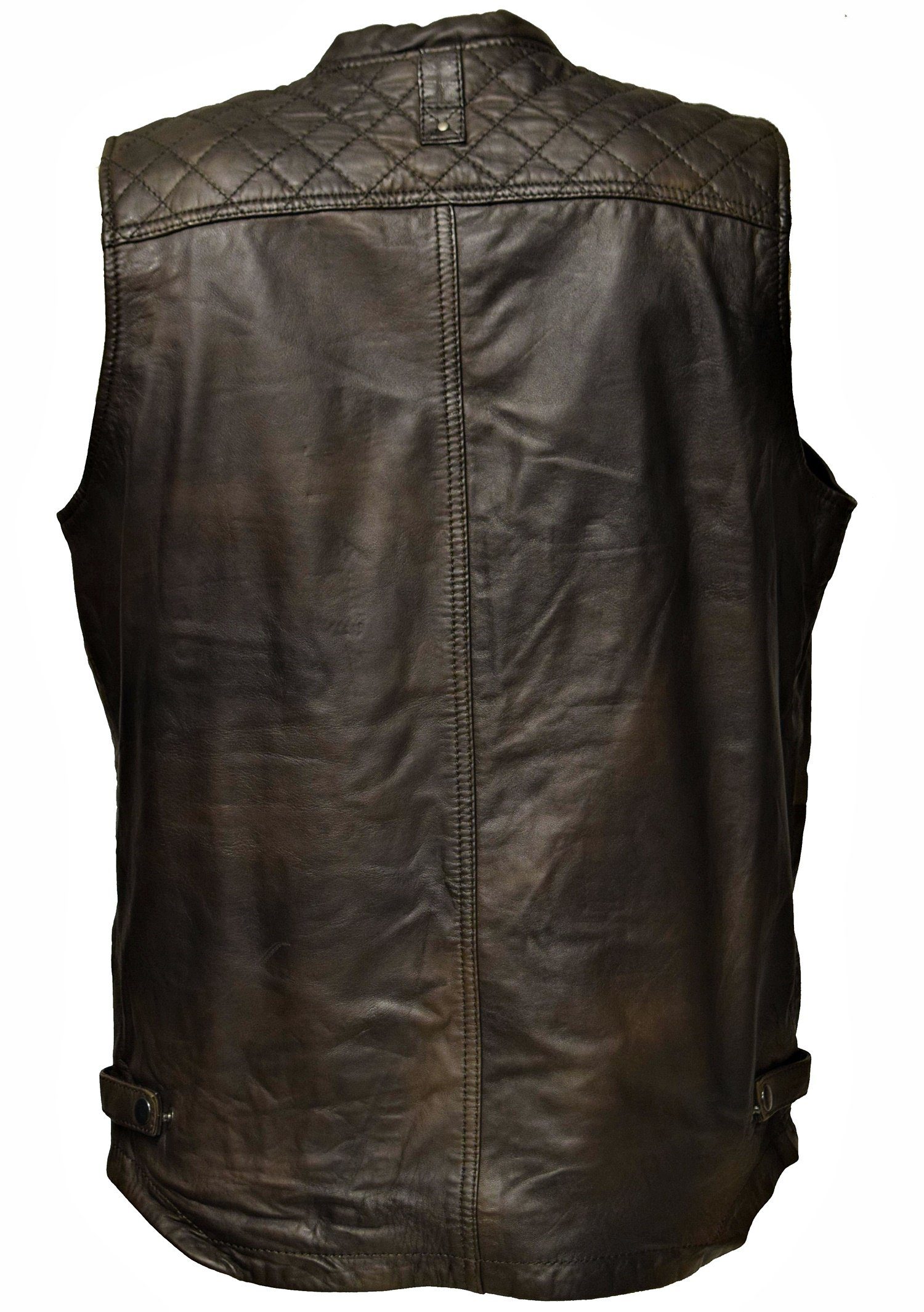 Zimmert Leather Lederweste Nilo praktische Fronttaschen günstig online kaufen