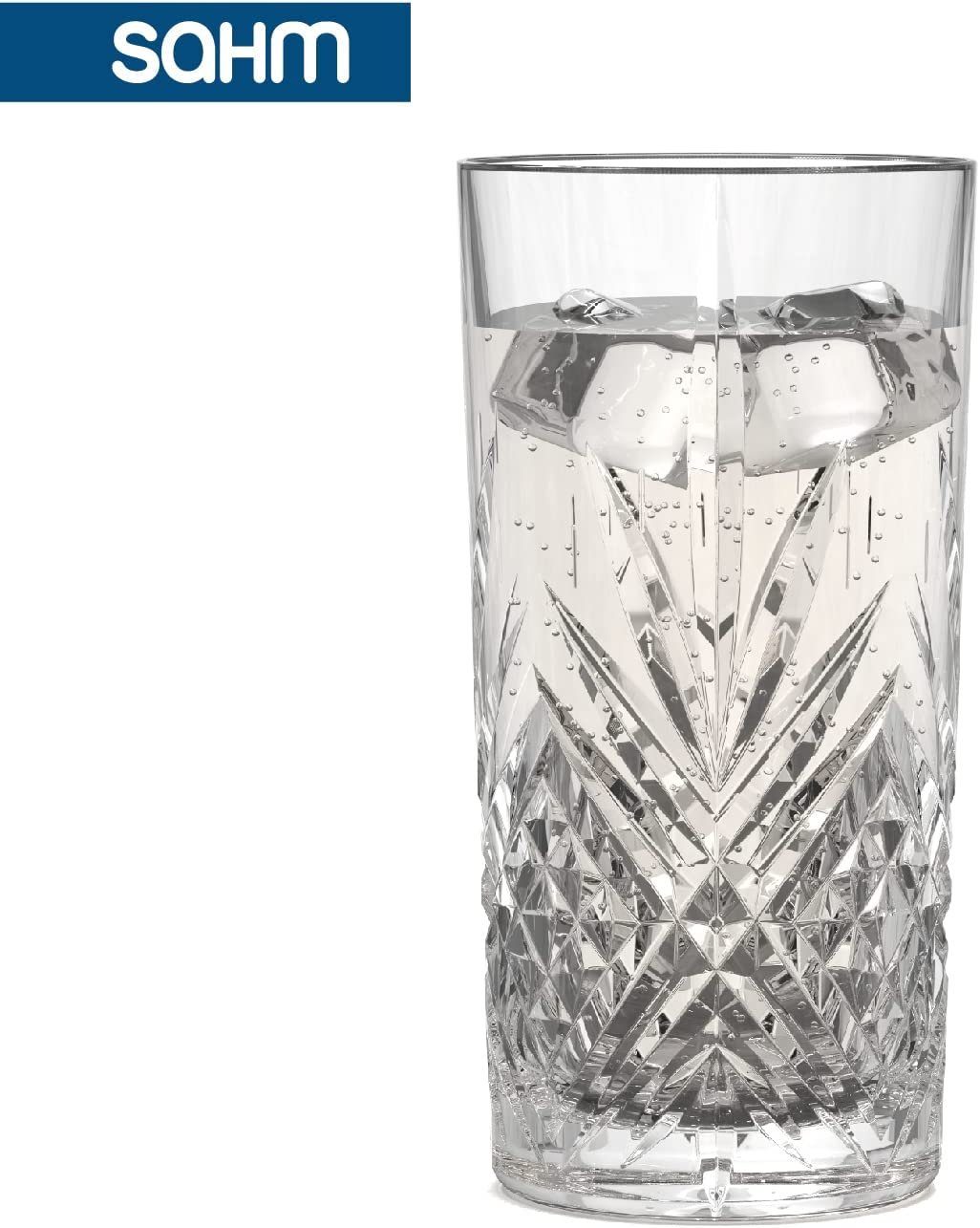 SAHM Longdrinkglas Gin Tonic Gläser 6 teilig 365ml - Broadway Trinkgläser Set, 6-tlg., Edles Glas, 100% recyclebar – Bild 5 von 5