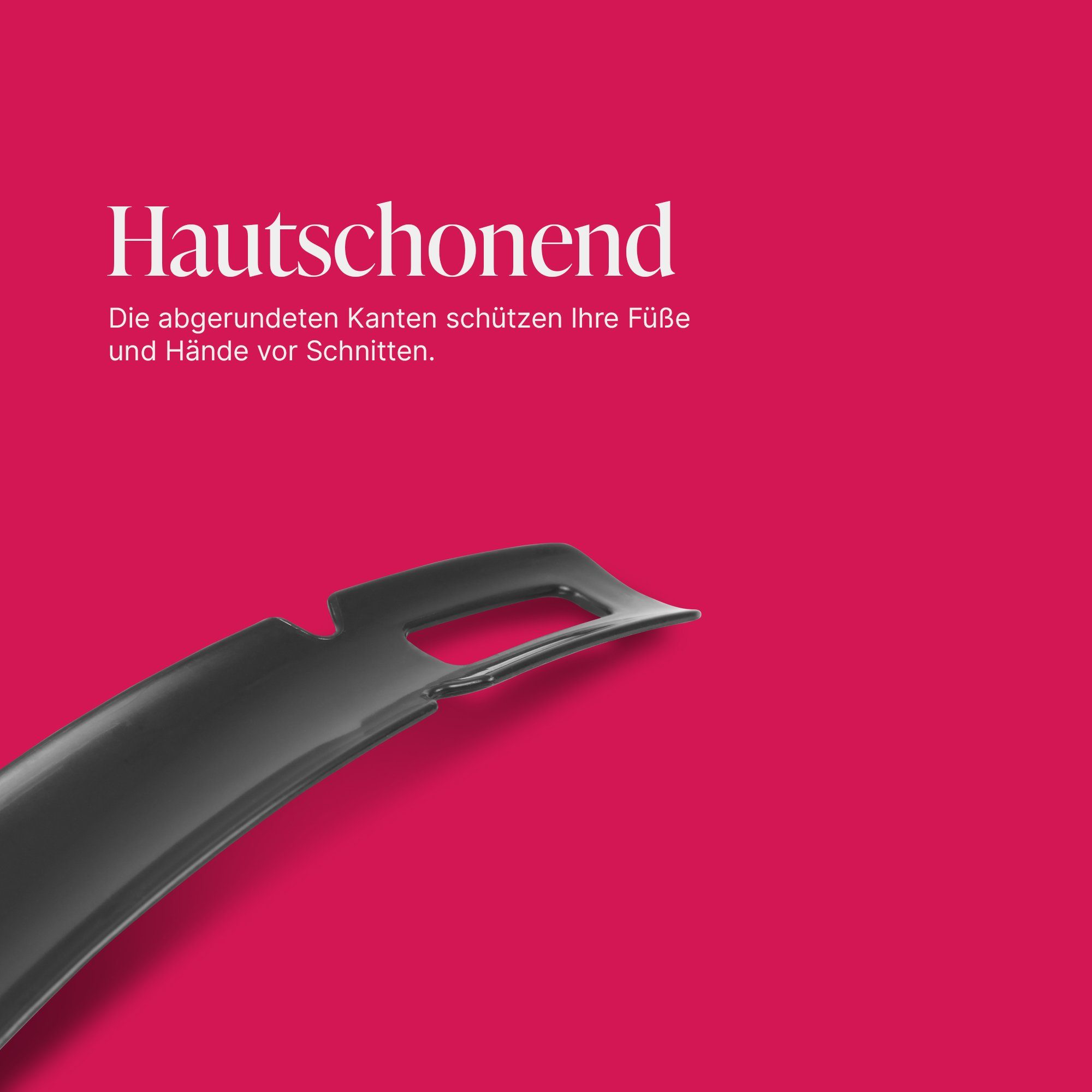 Pro Home Schuhlöffel mit Öse zum Aufhängen (1-tlg), Kunststoff hochwertig, ergonomische Form – Bild 4 von 5