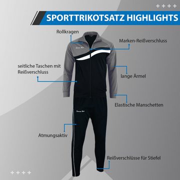 German Wear Trainingsanzug GW779k, Herren Trainingsanzugs Sportanzug Jogginganzug Doppellagig