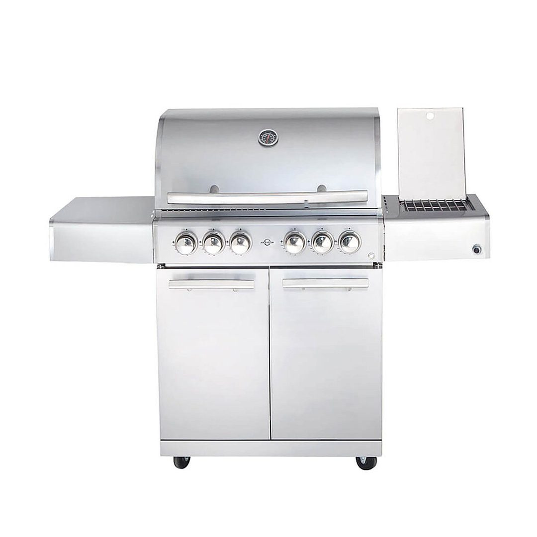 All Grill Gasgrill Chef L in S1 Ausstattung, 4-Brenner, Volledelstahl, Garraumbeleuchtung