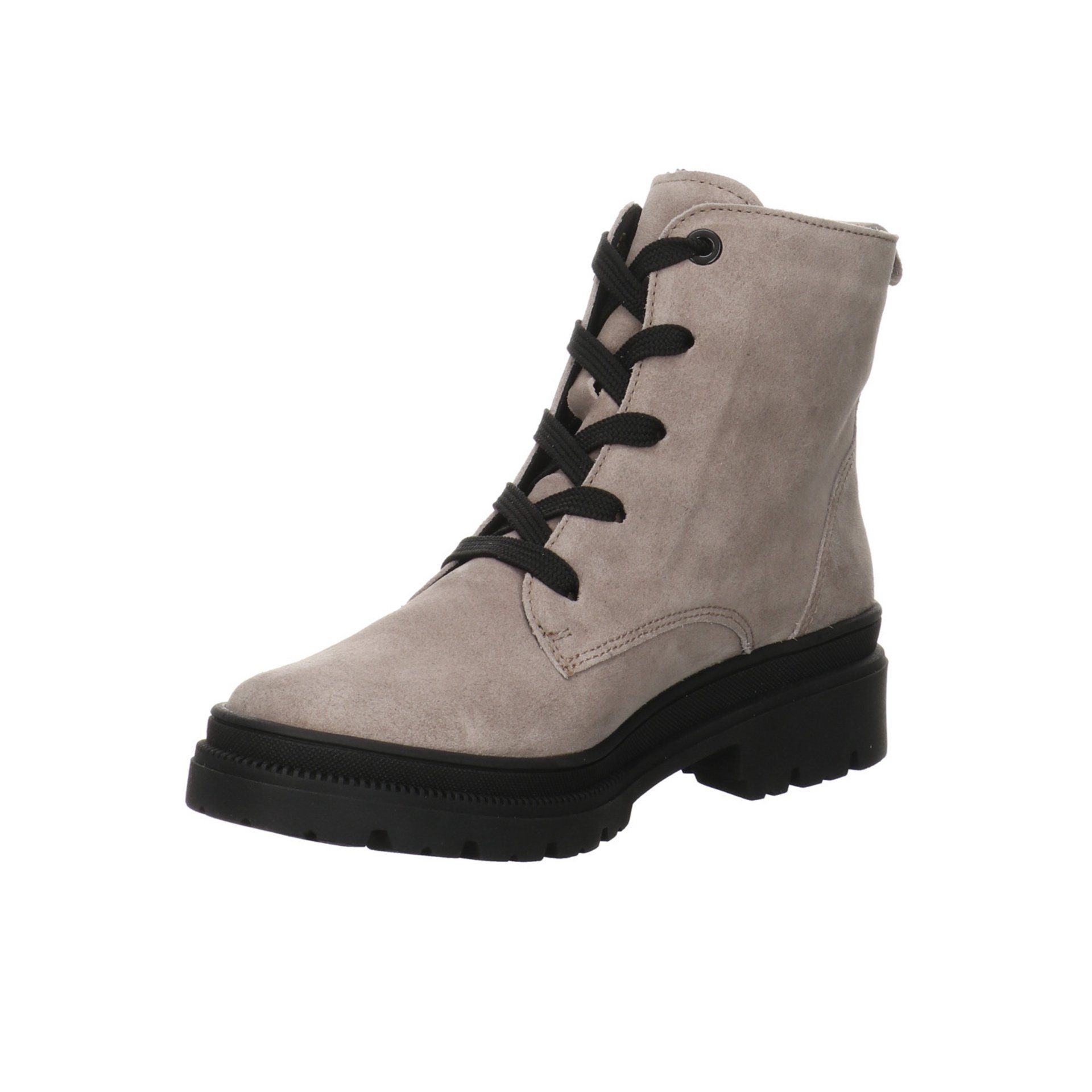 Ara Damen Stiefeletten Schuhe Dover Boots Schnürstiefelette Veloursleder beige 046680
